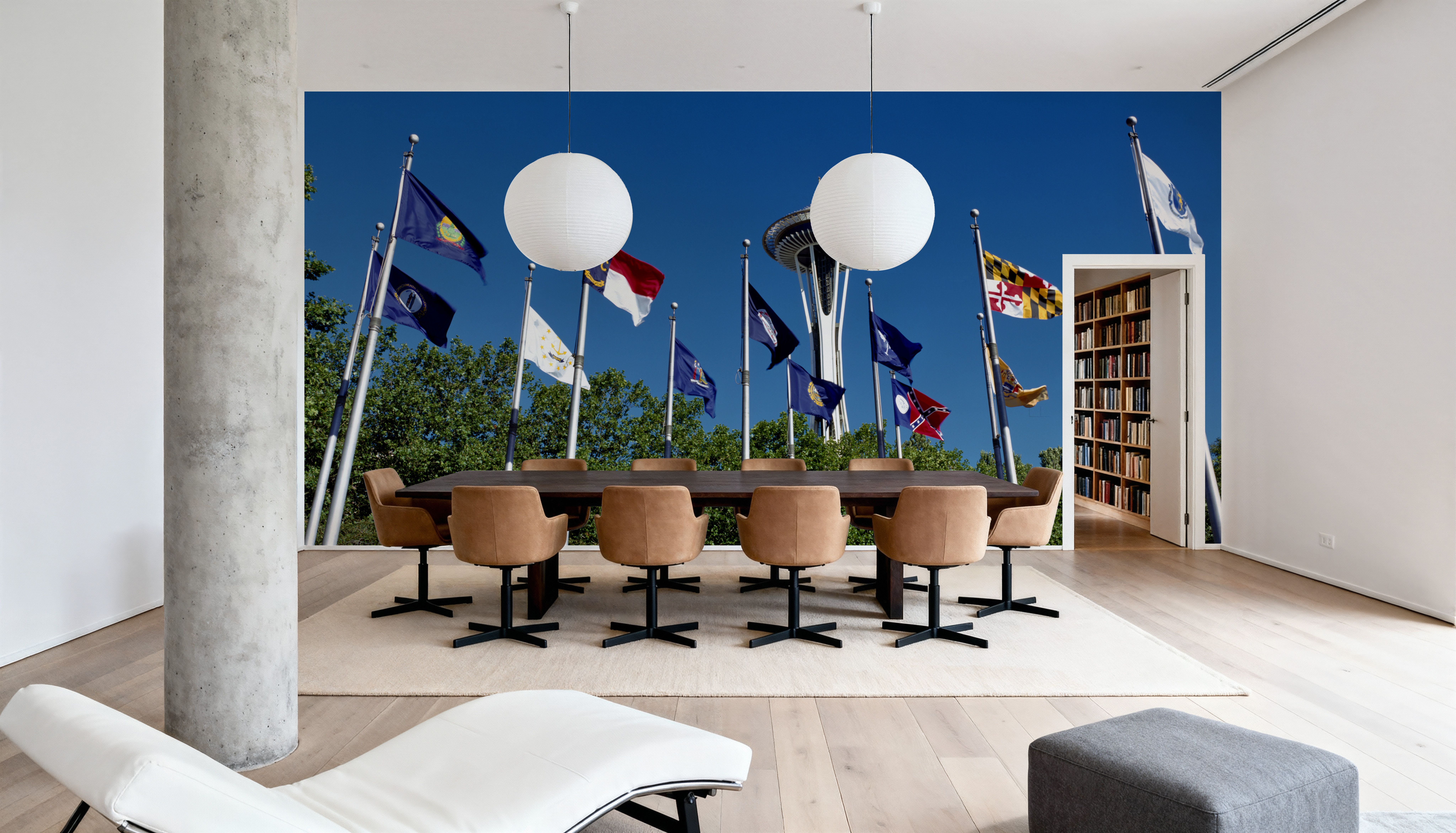 Seattle Flags Panorama