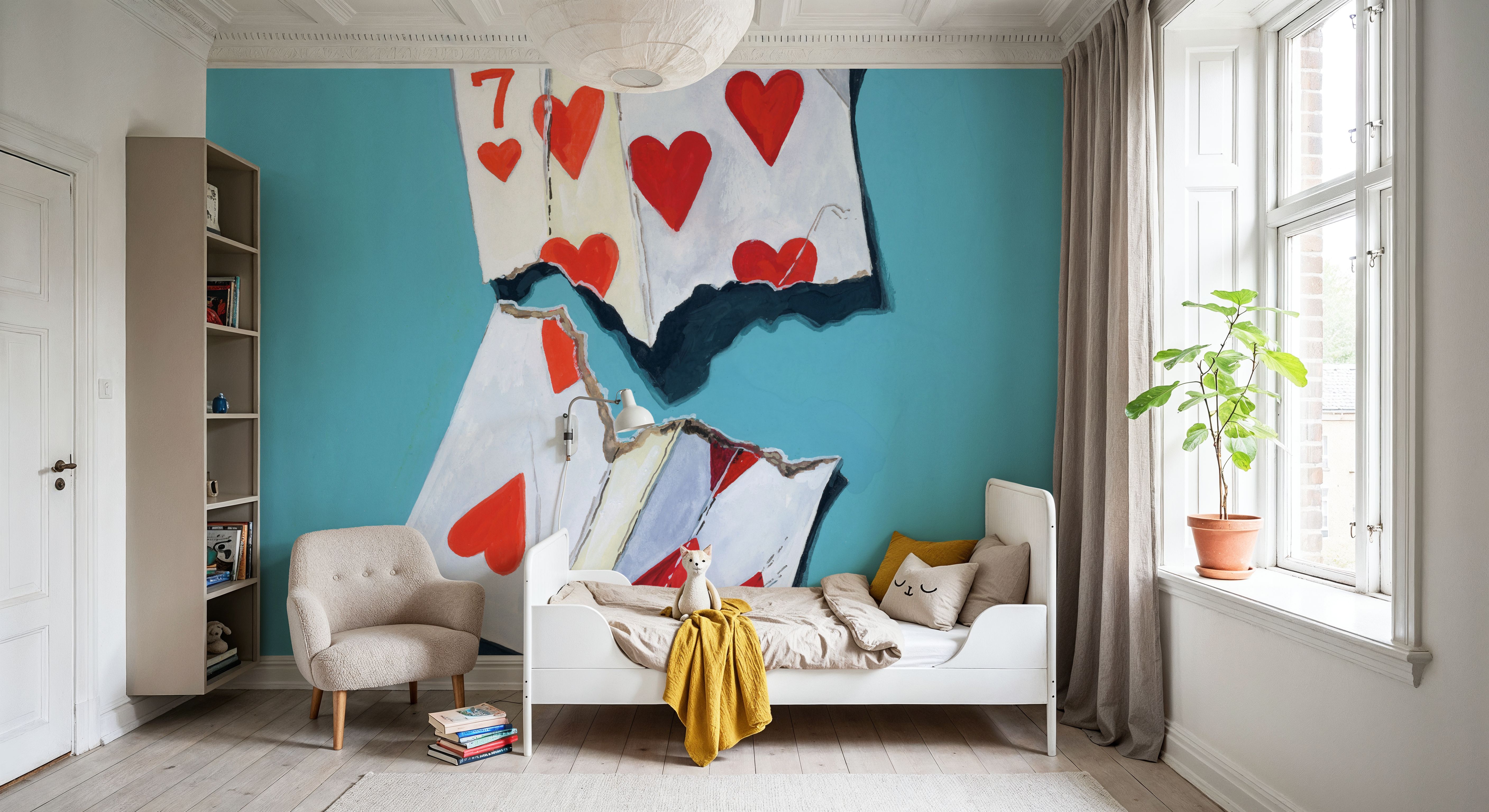 Torn Seven of Hearts