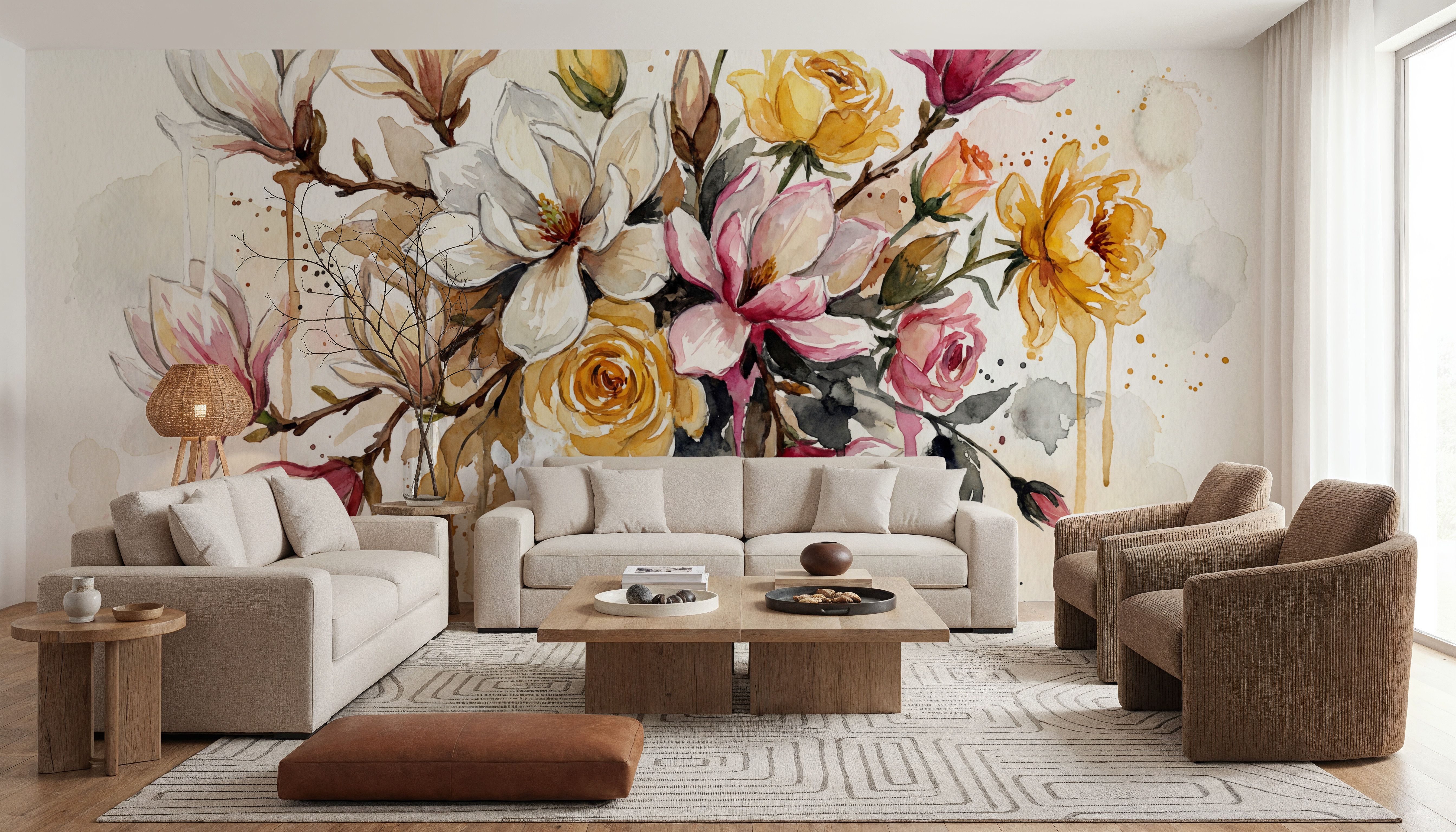 Spring Bouquet II - Watercolor Flower Series