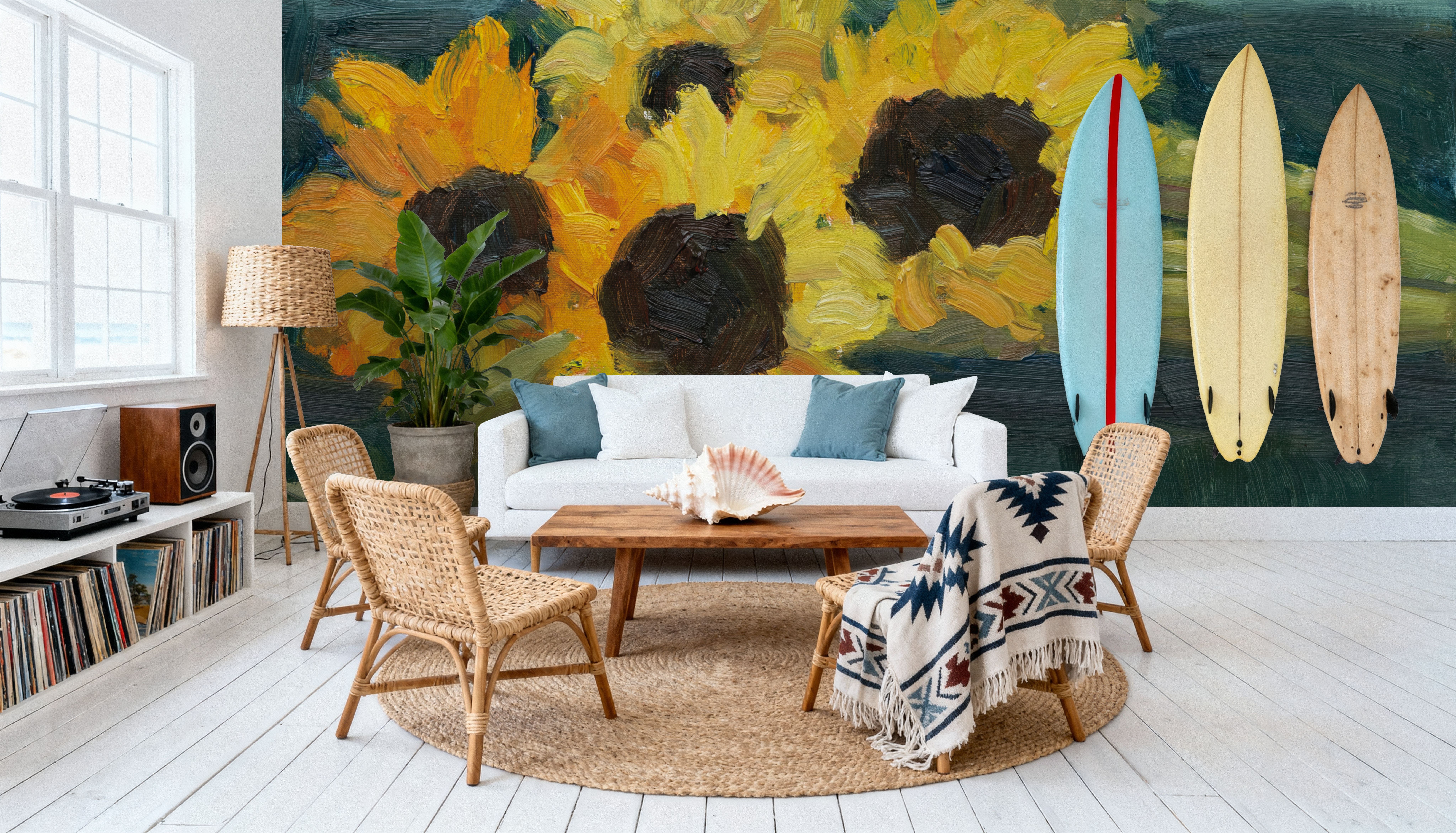 Freshly Cut Sunflowers