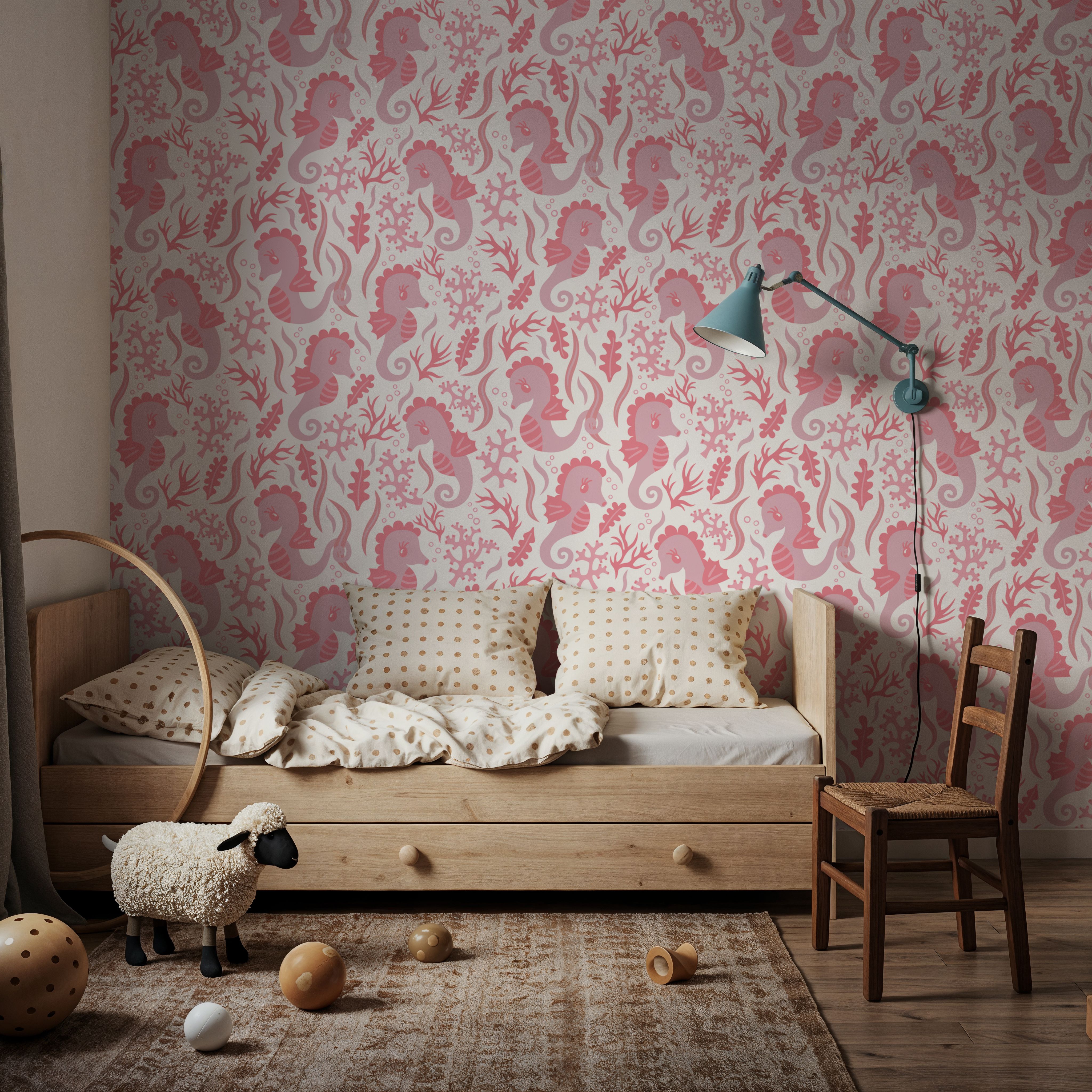 Sweet Seahorses, Pink
