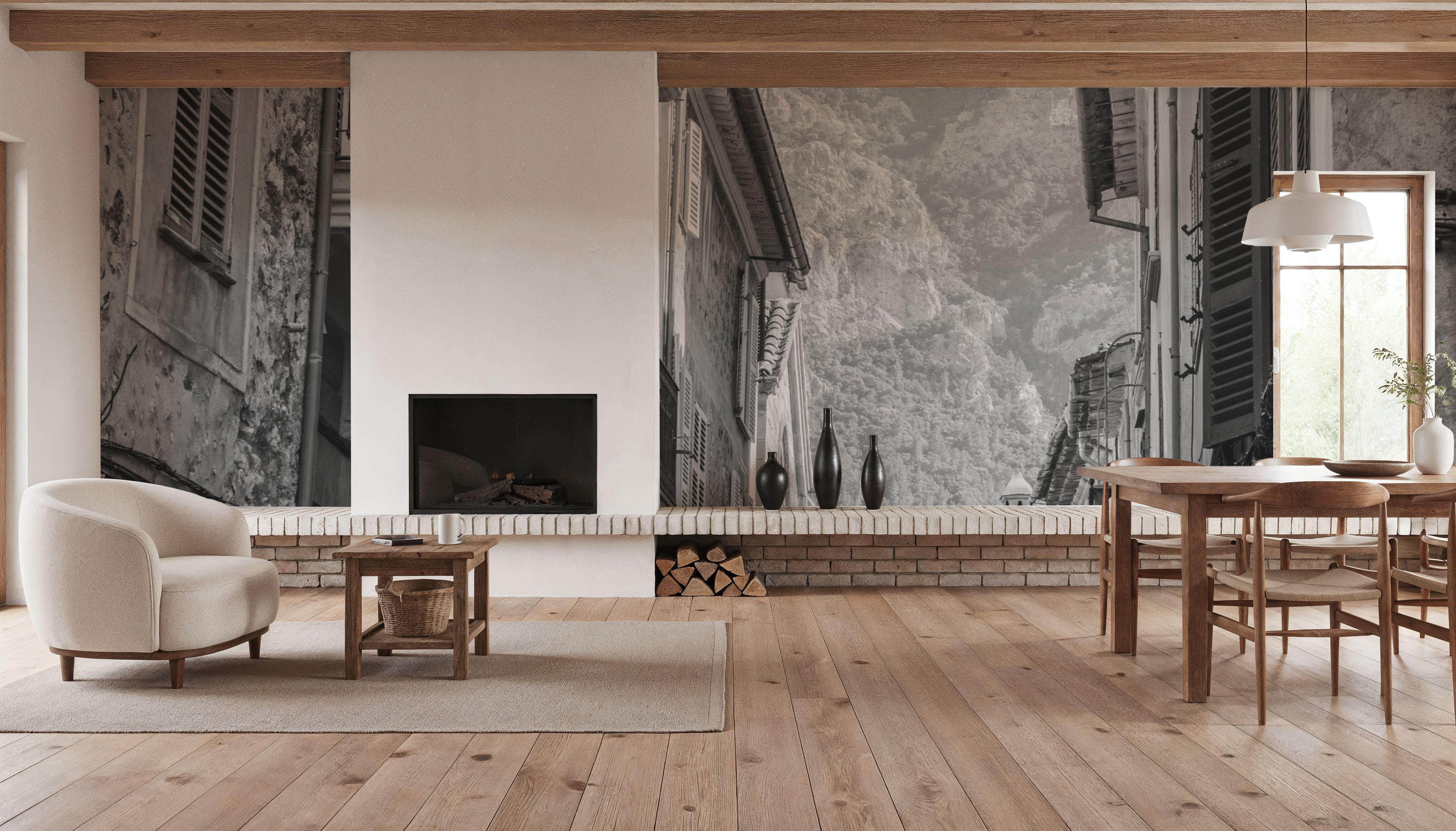 Spanish Islands BW, Wallpaper