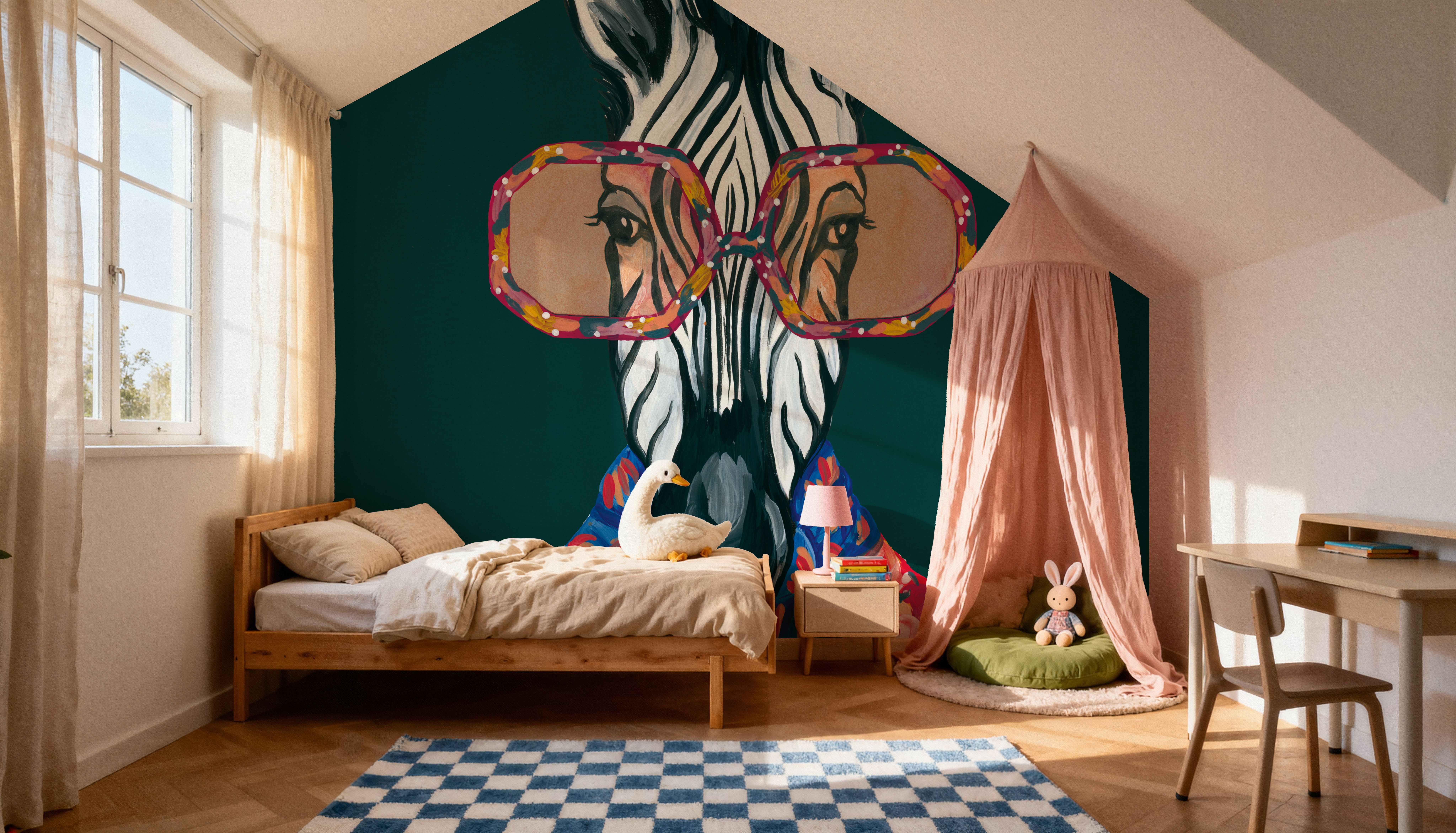 Miami Living Zebra Portrait