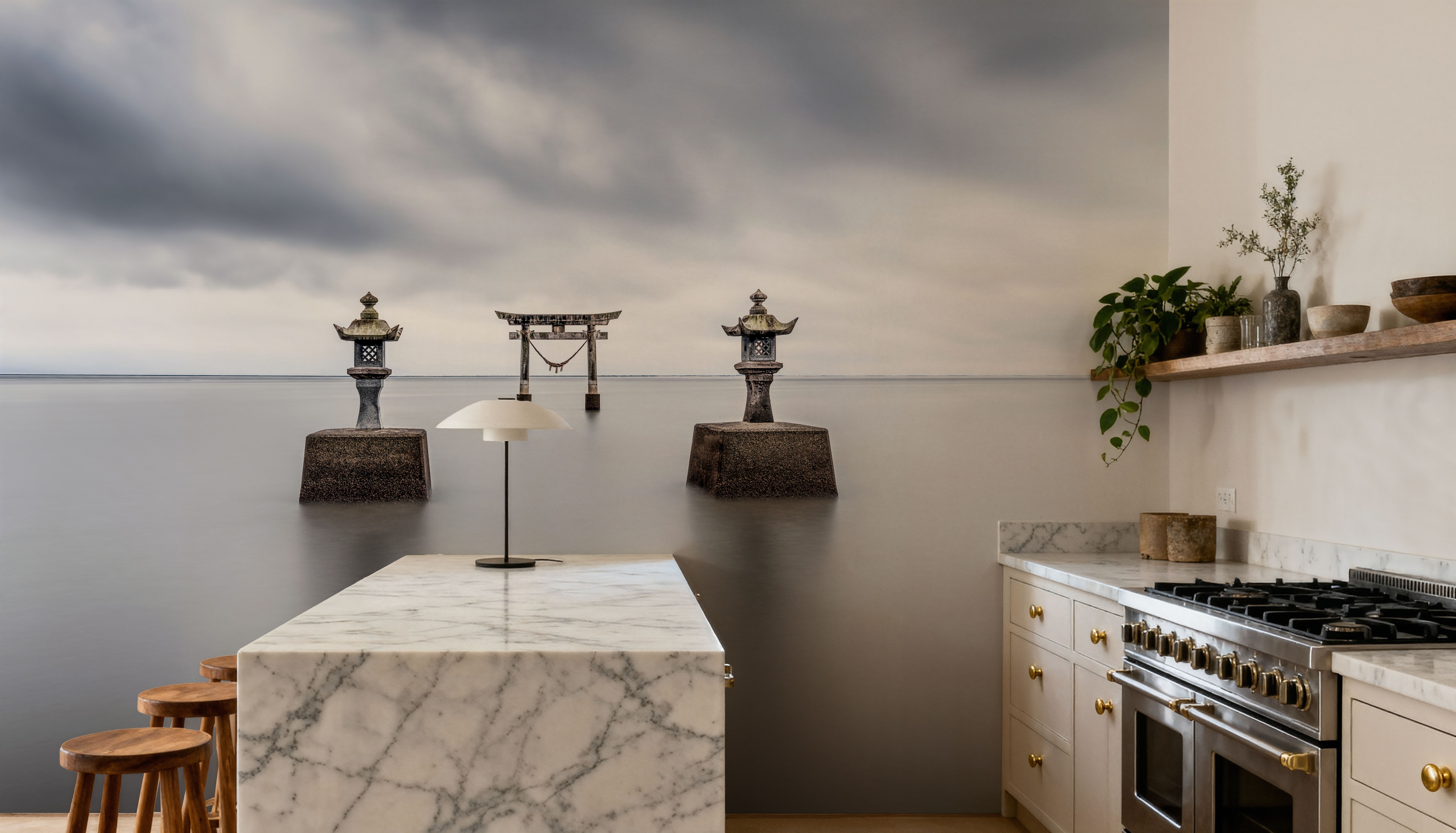 Torii of the Einoo Tsurugi Shrine