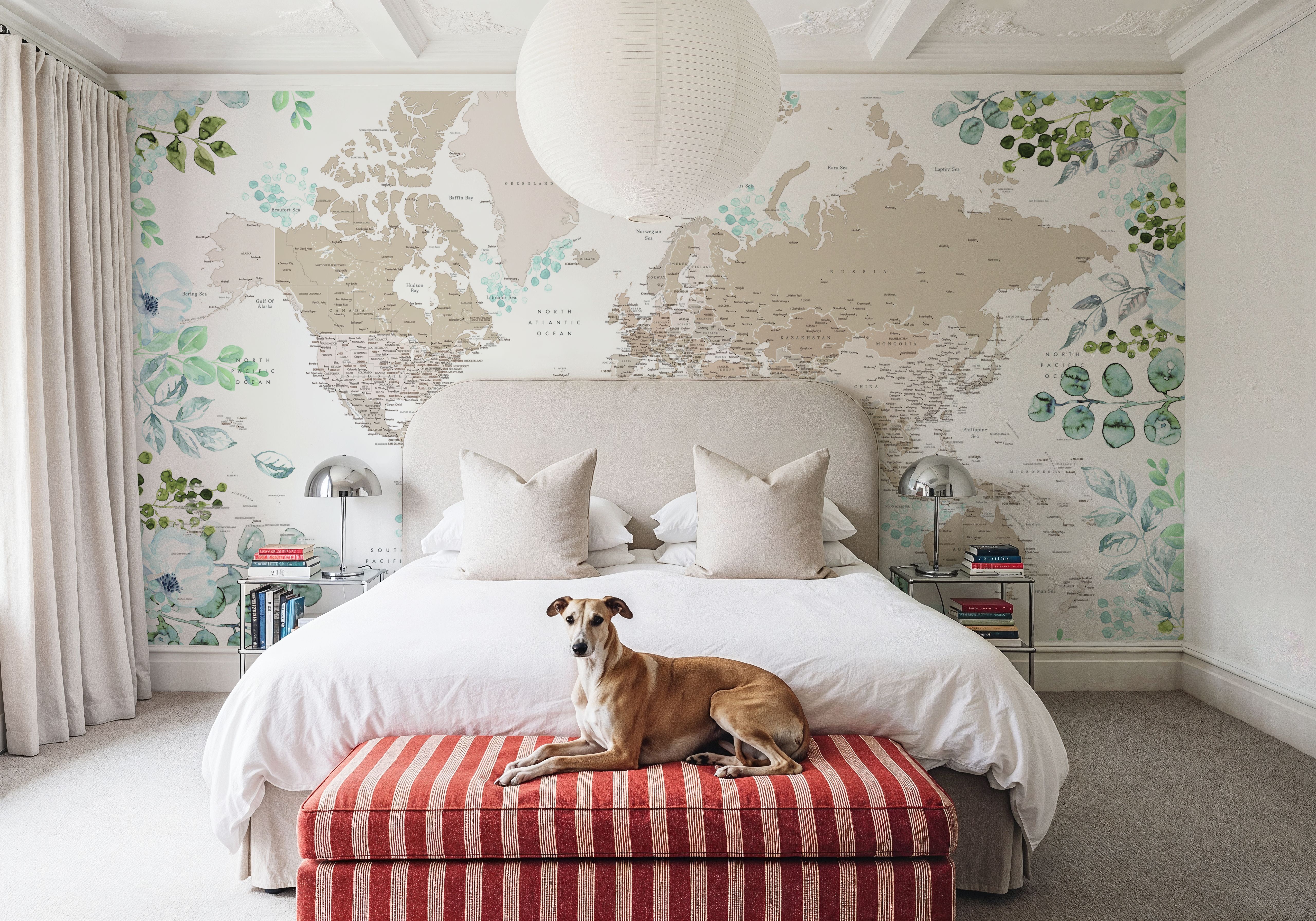 World Map Cities - Leanne