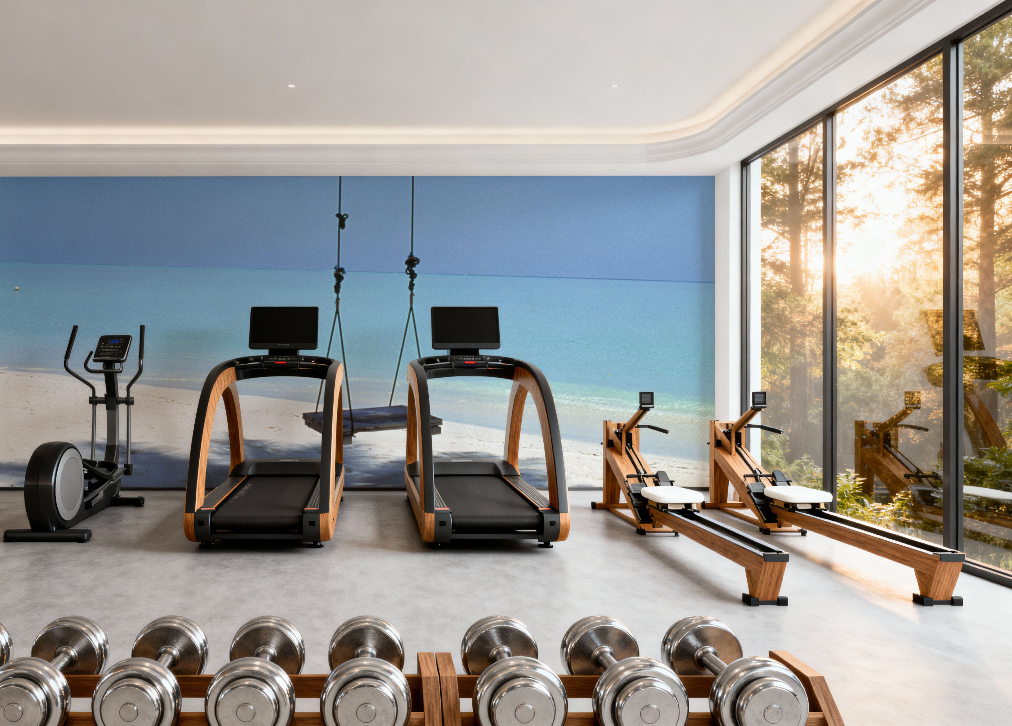 Paradise Swing, Wallpaper