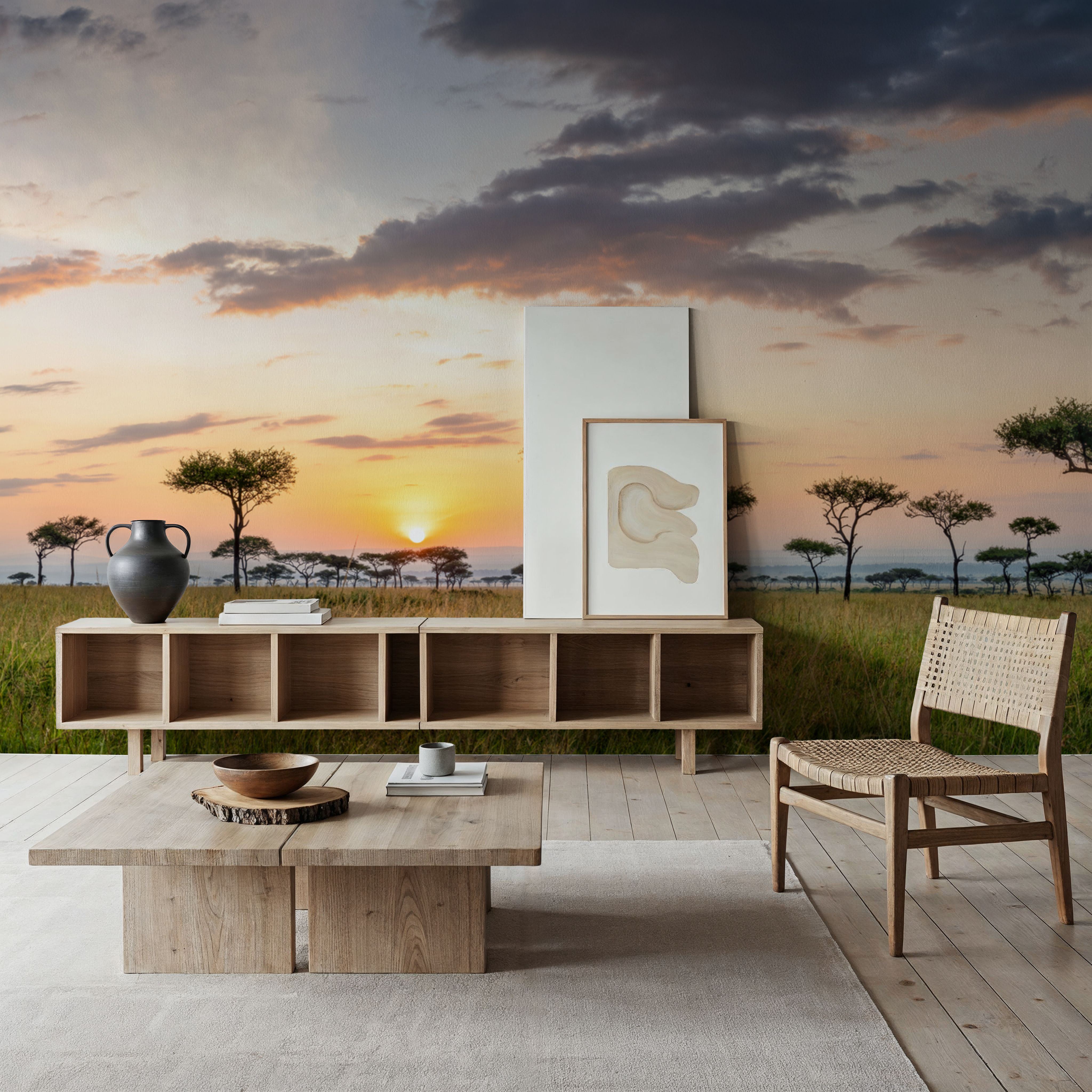 Acacia Trees Sunrise