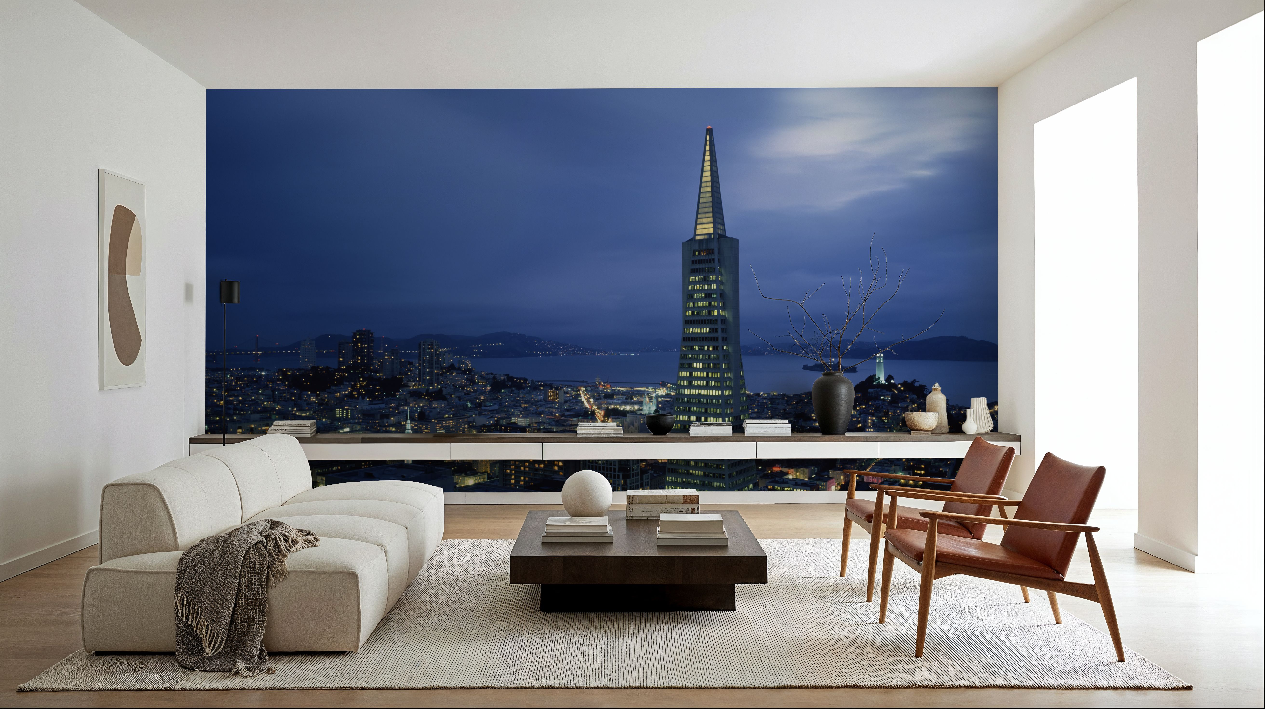 Luminous Triangle Skyline