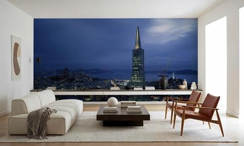 Luminous Triangle Skyline