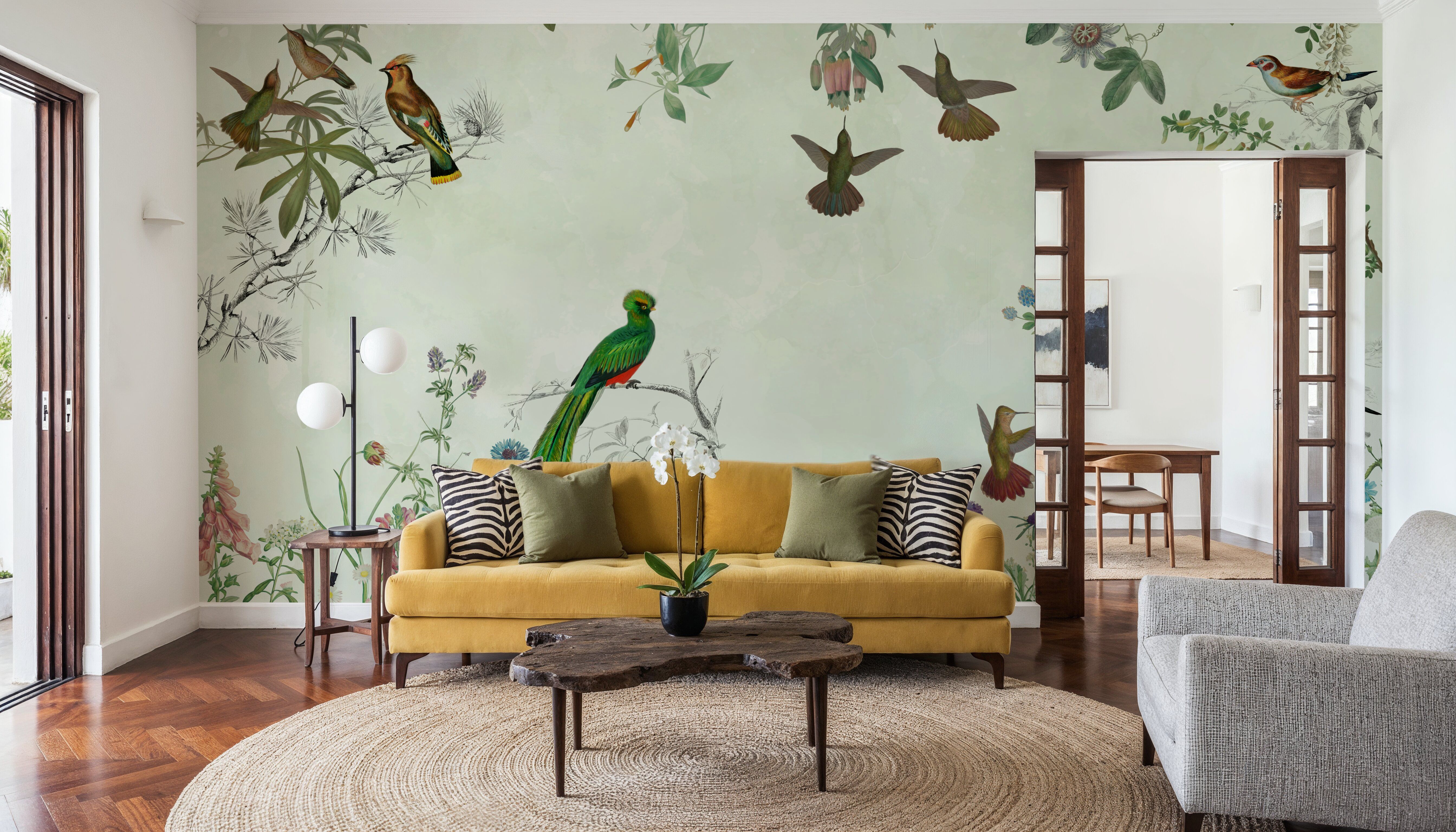 Fields of Birds and Flowers