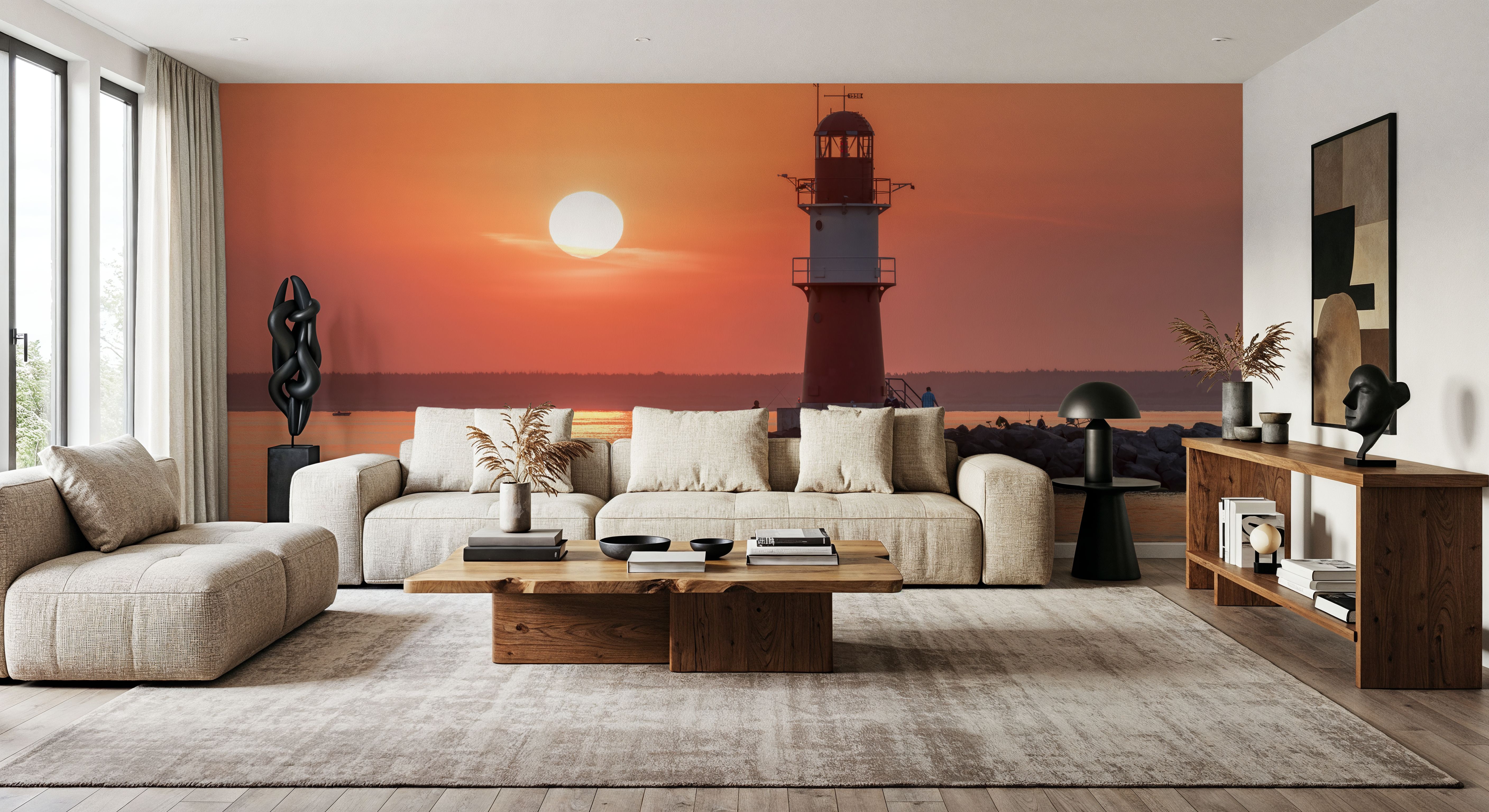 Ostmole Lighthouse, Wallpaper