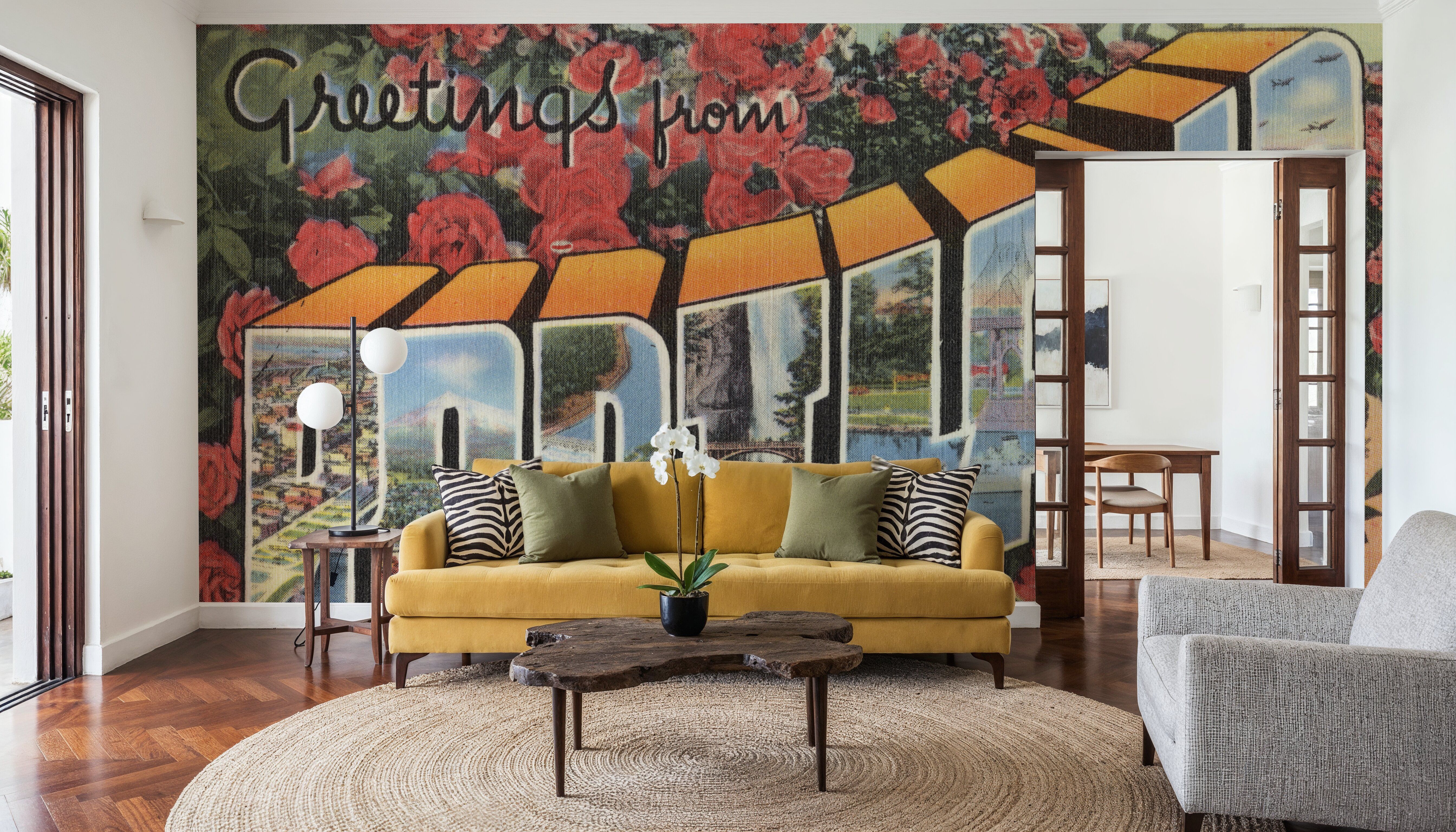 Greetings from Portland - Screenprint Postcard