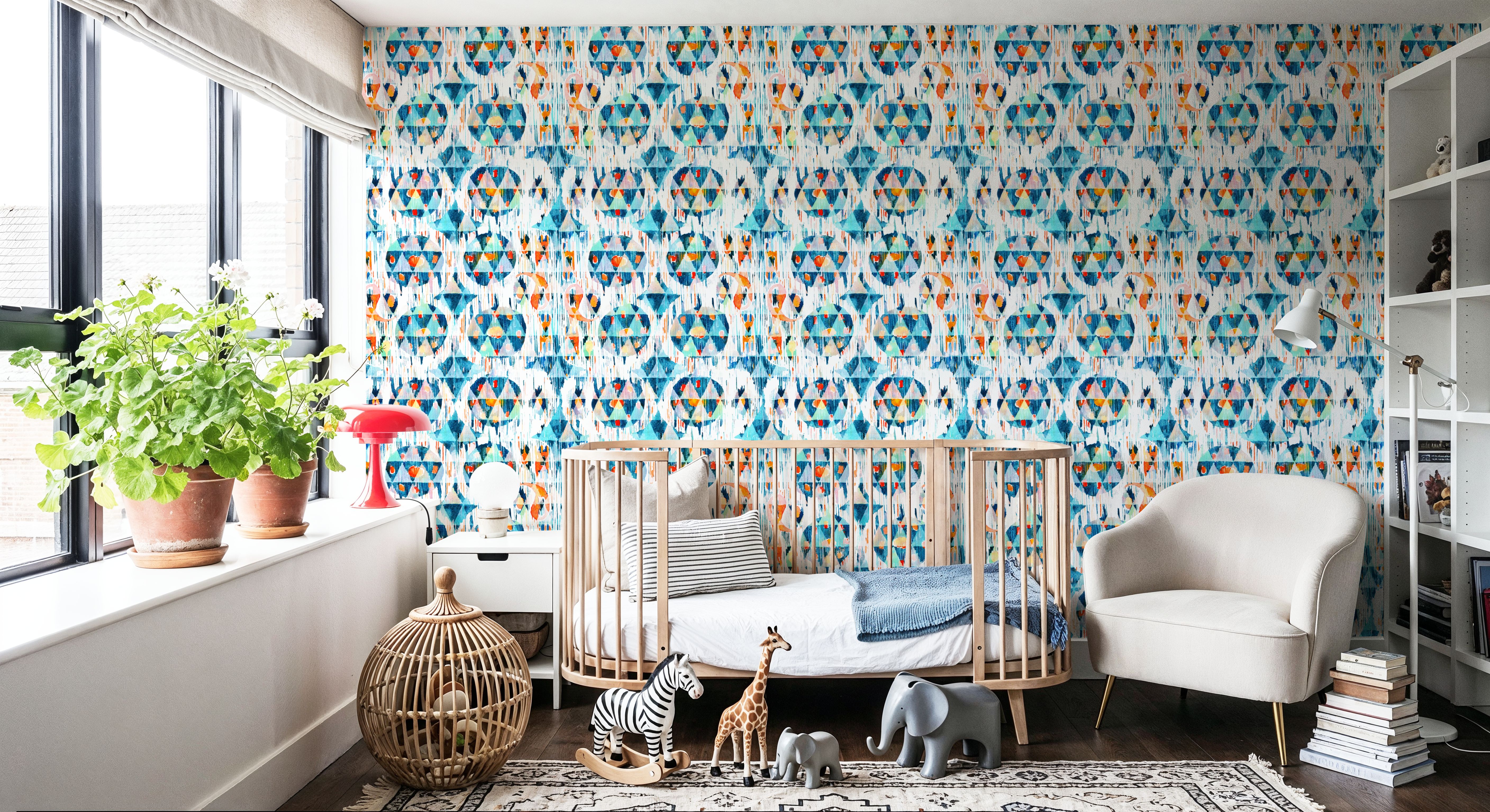 Happy Blue Ikat