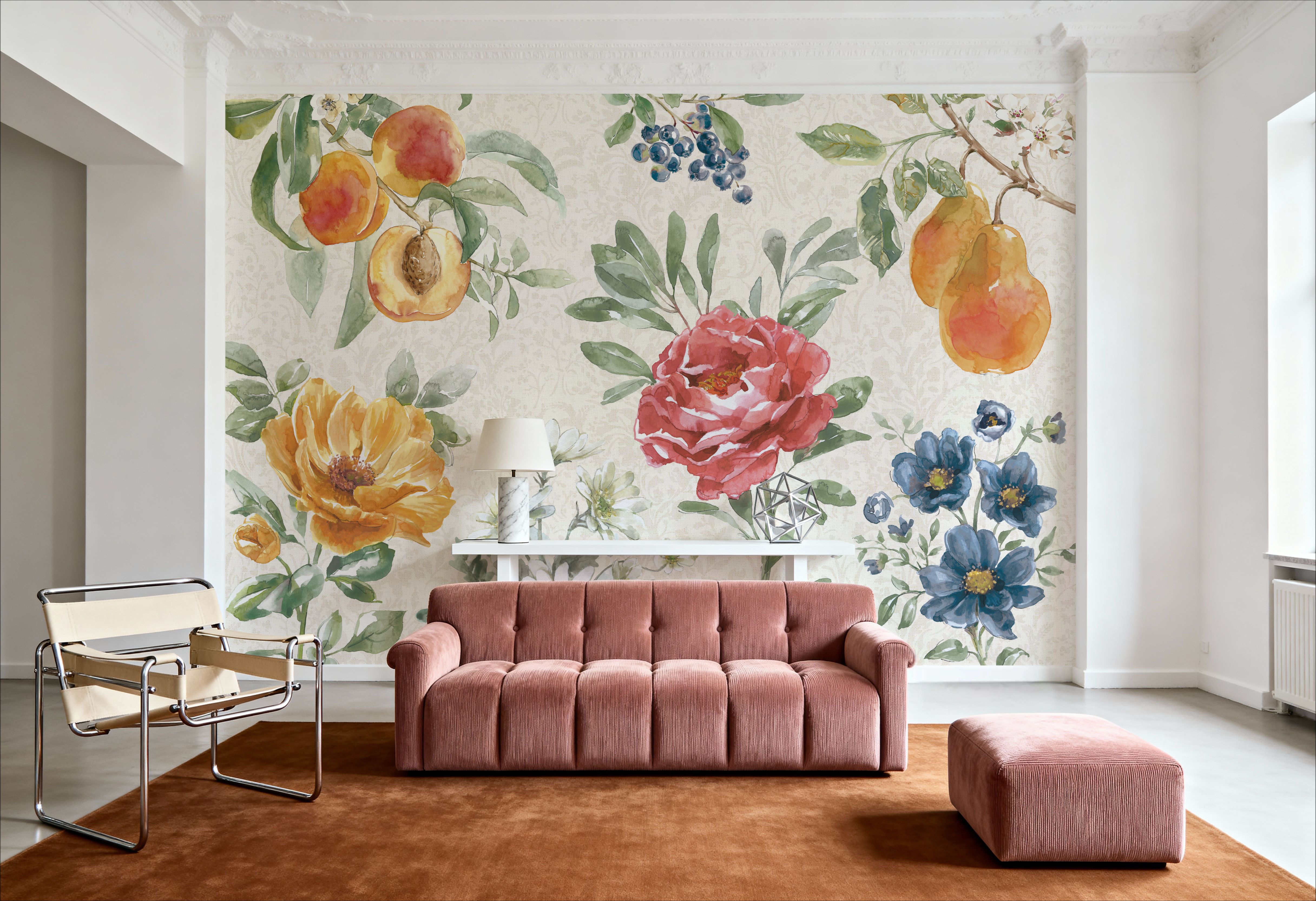 Floral Solitude White