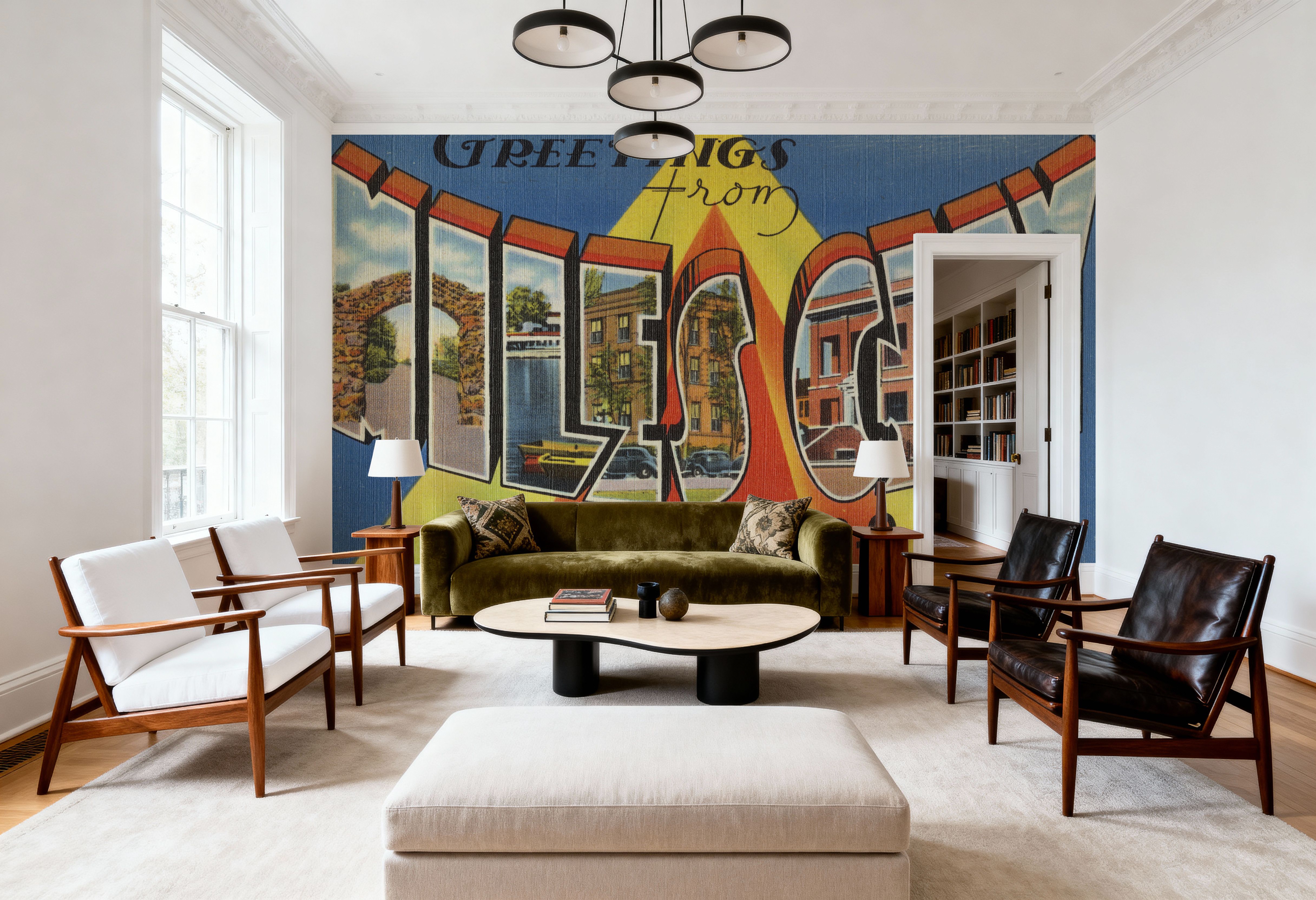 Greetings from Miles City - Screenprint Postcard