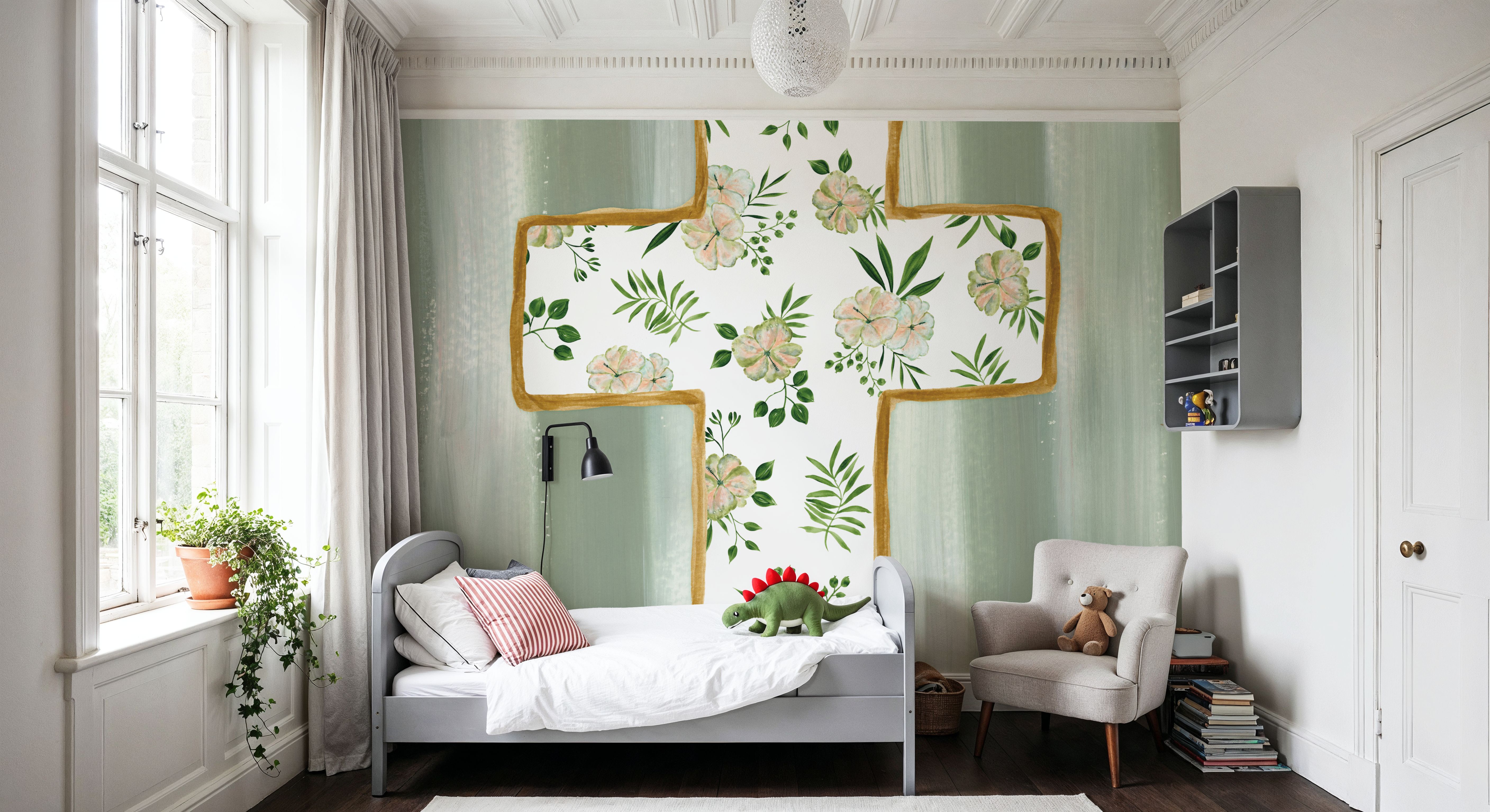 Floral Cross III