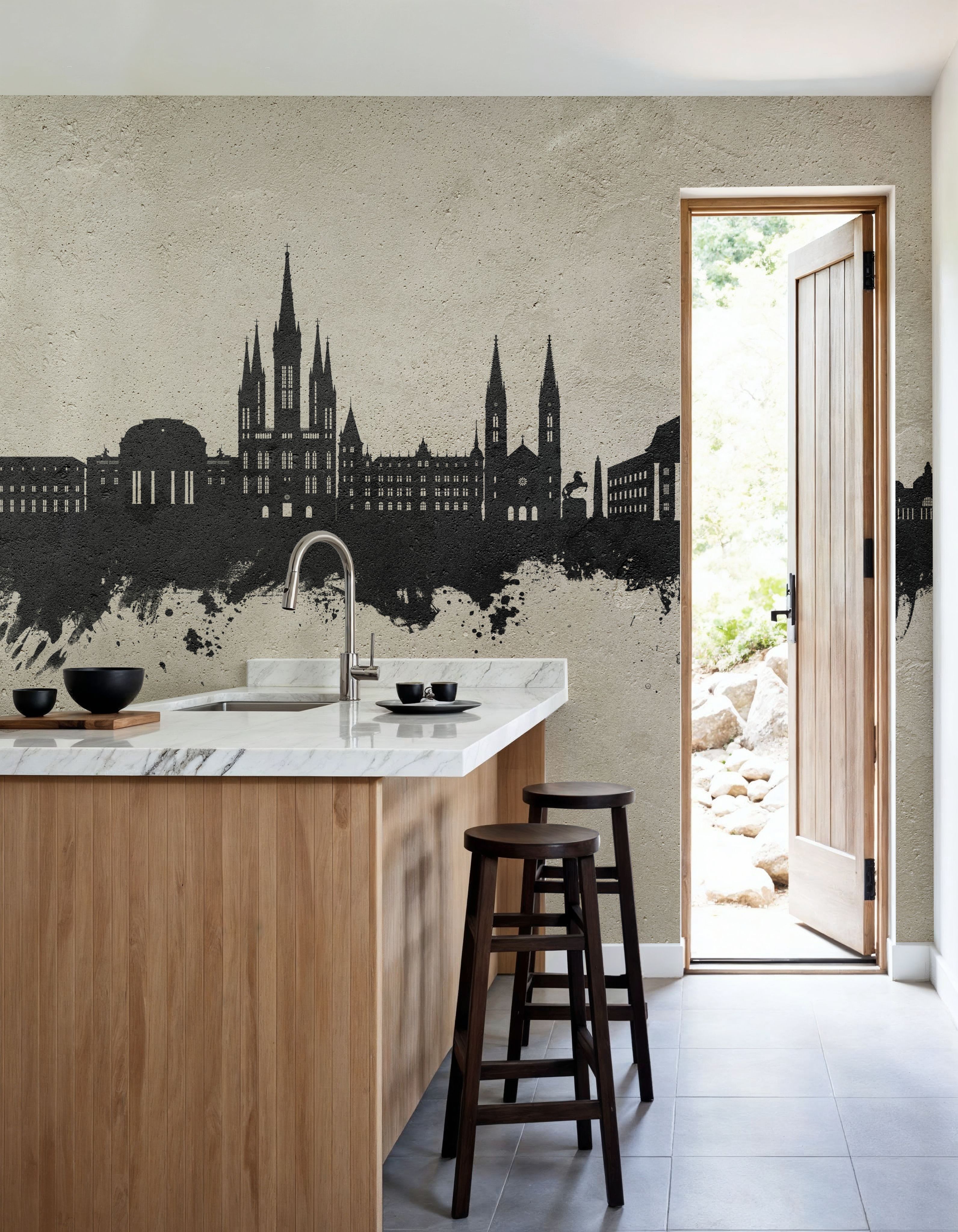 Weisbaden Germany Skyline Concrete