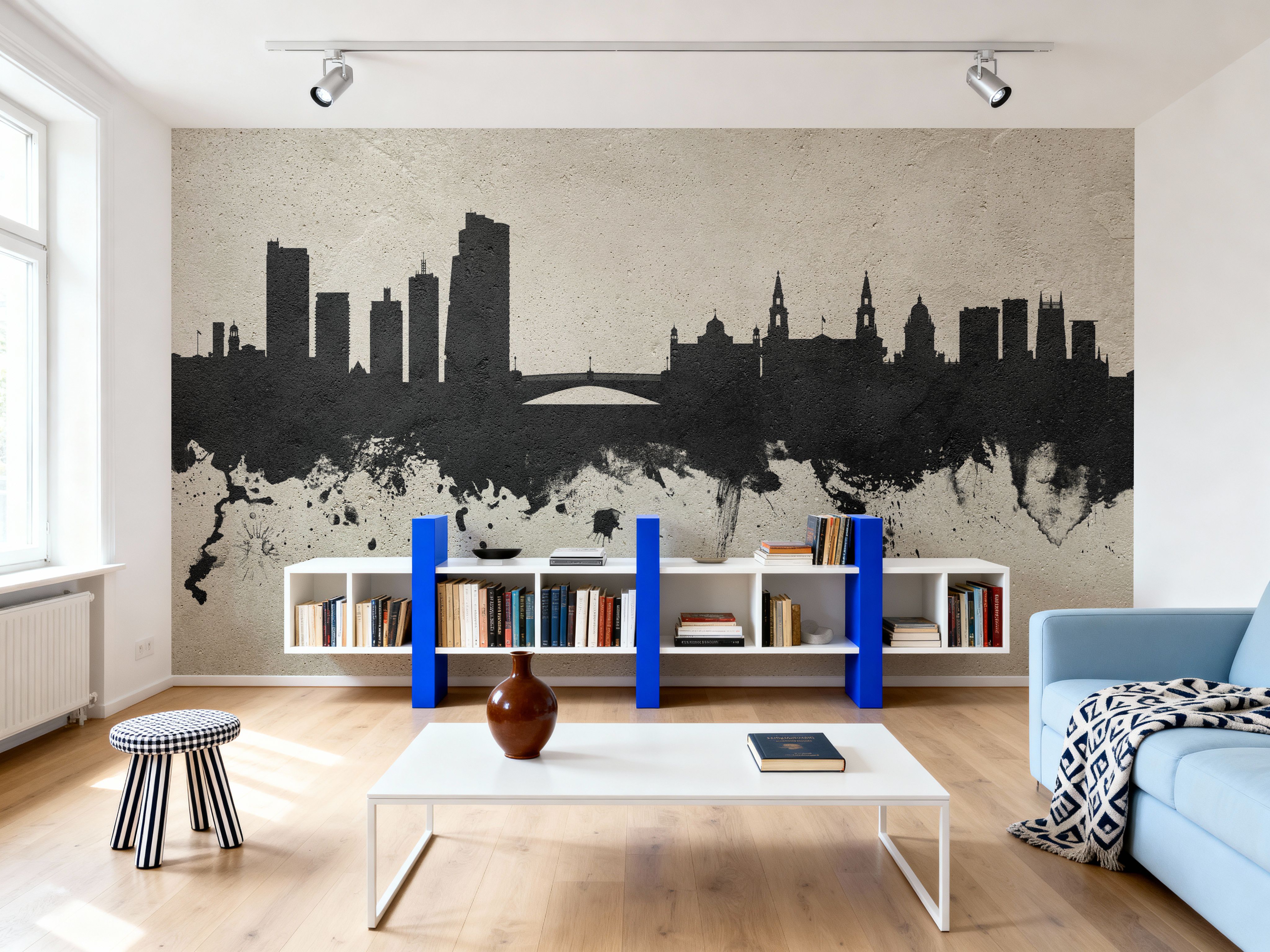 Leeds England Skyline Concrete