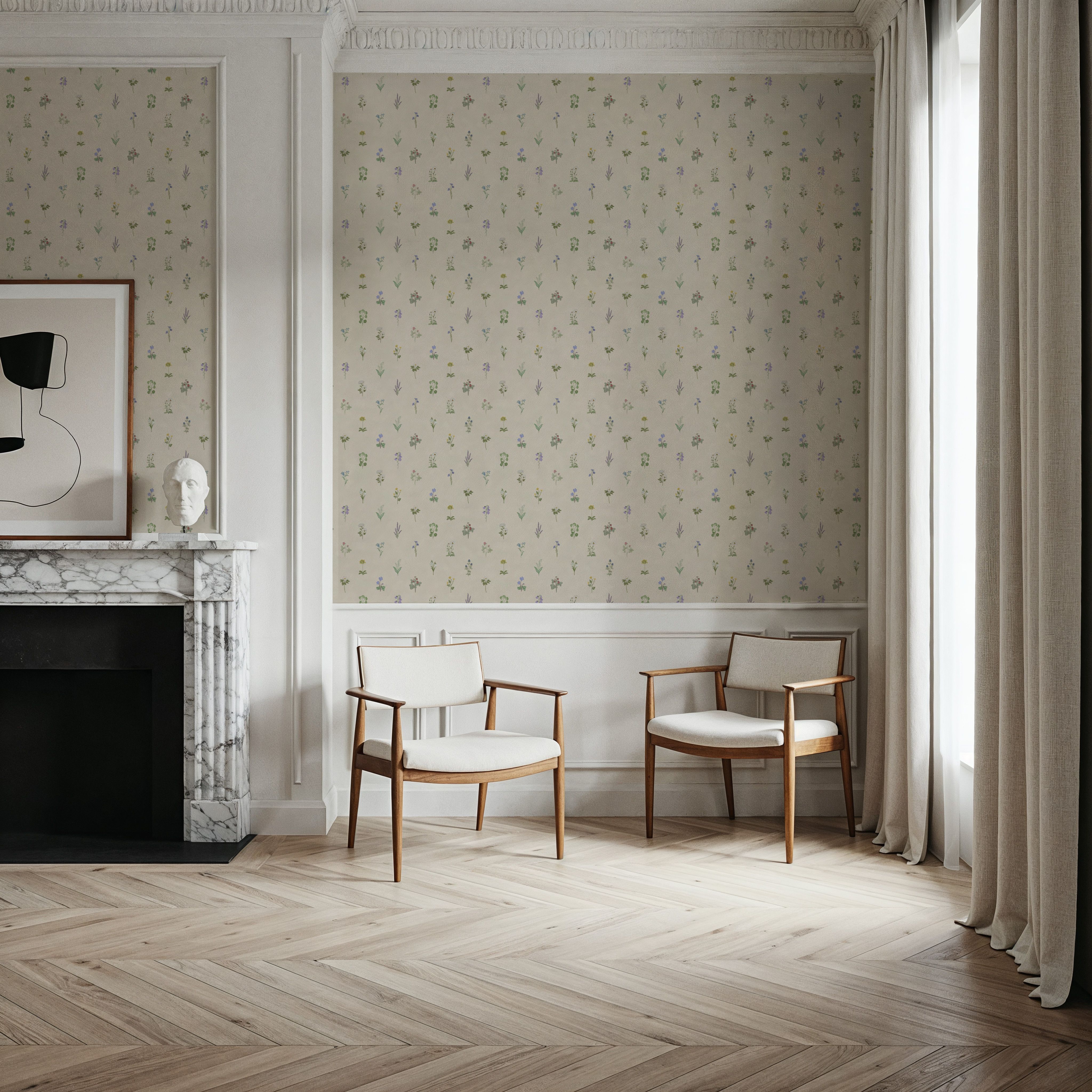 Nordic Flora Petite, Cream