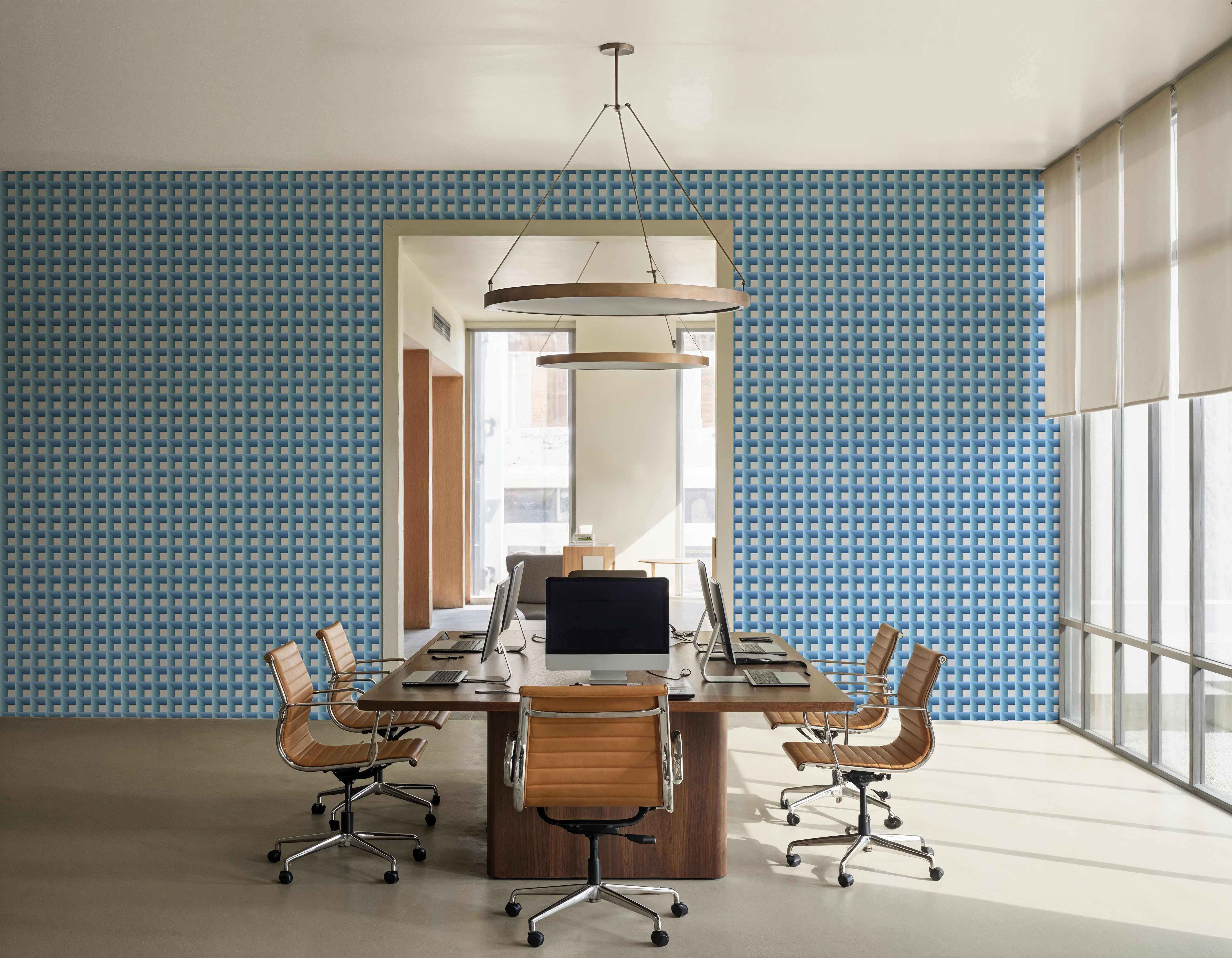 Decorative Cubes, Aqua