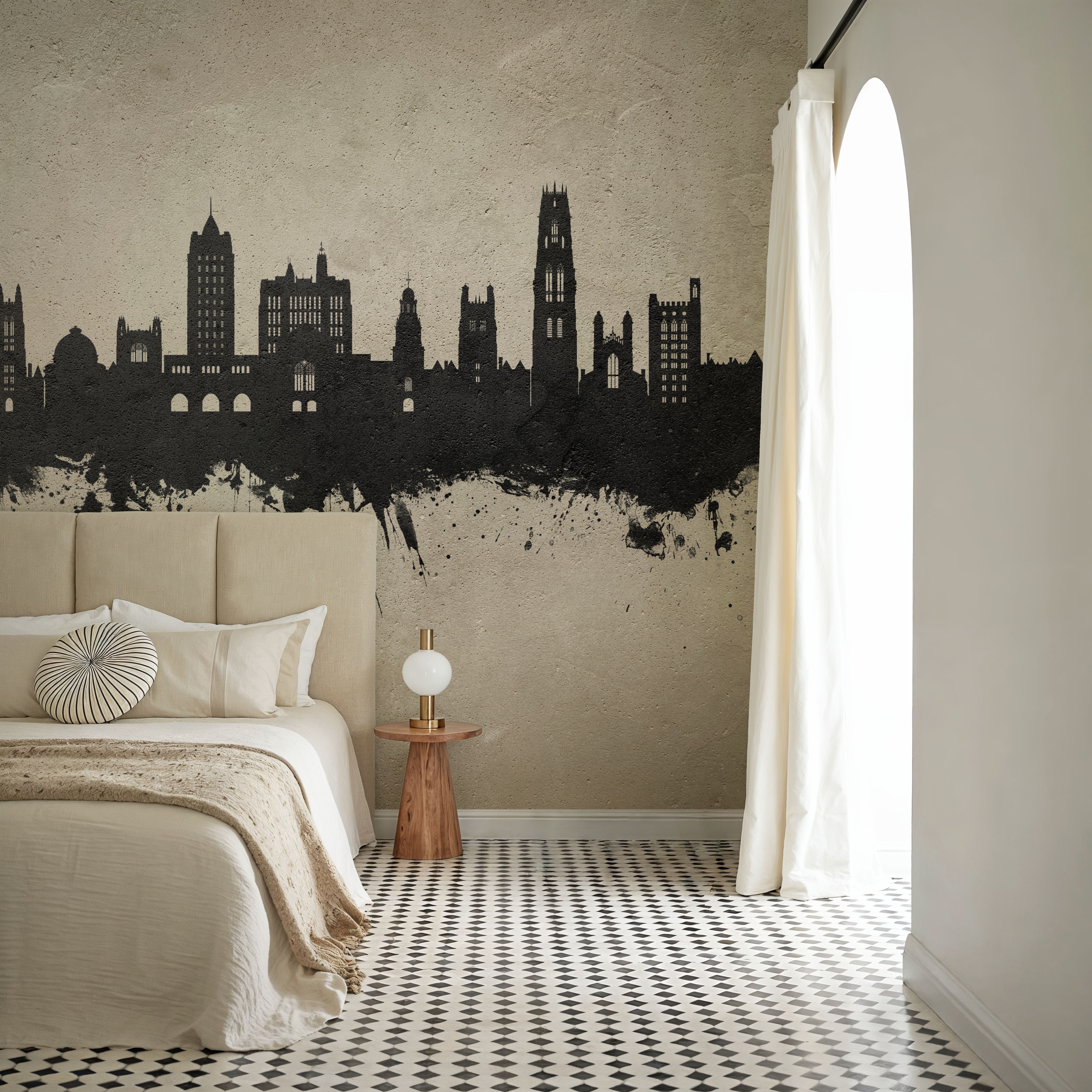 New Haven Connecticut Skyline Concrete