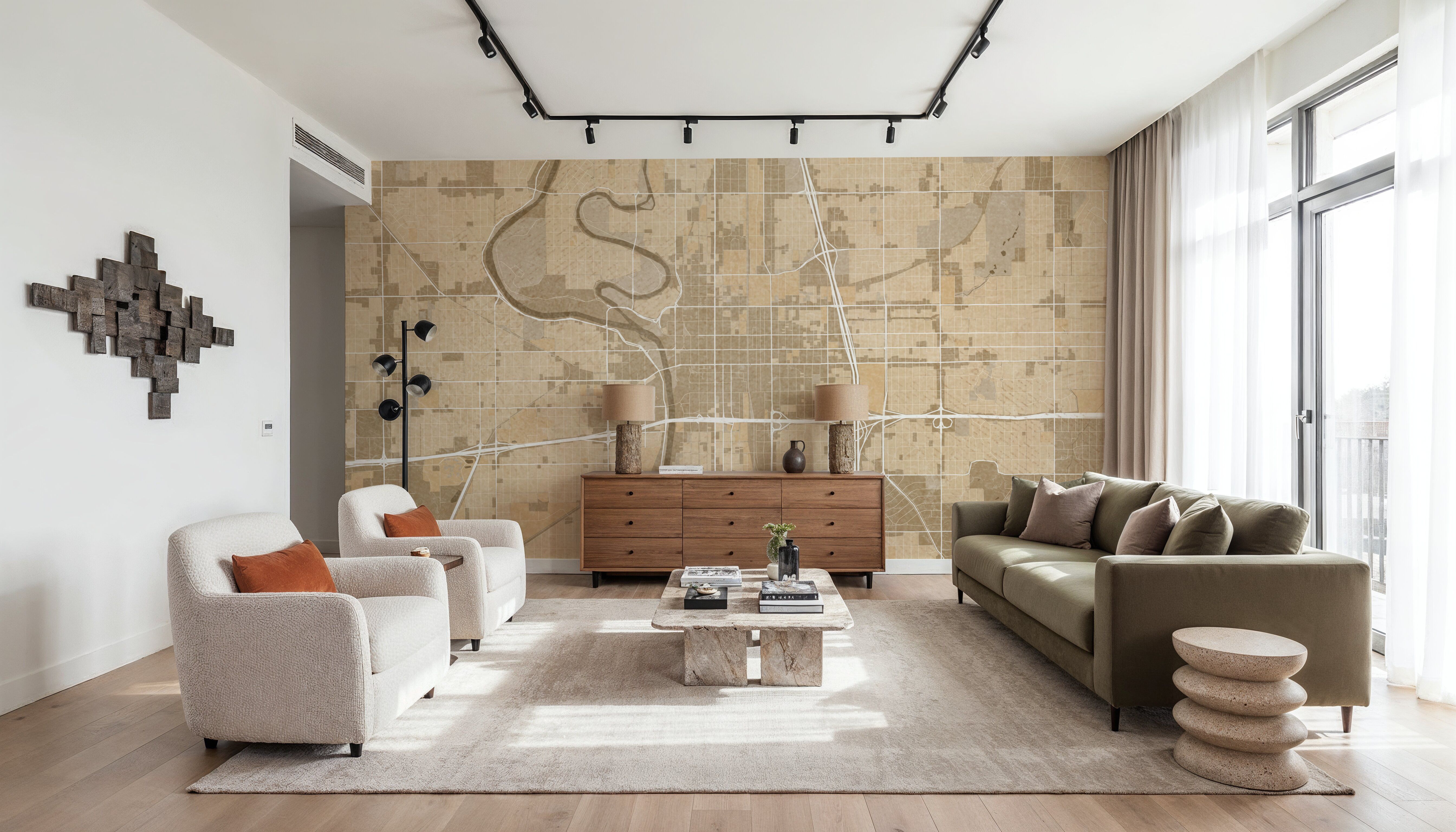 Wichita Ochre, Wallpaper