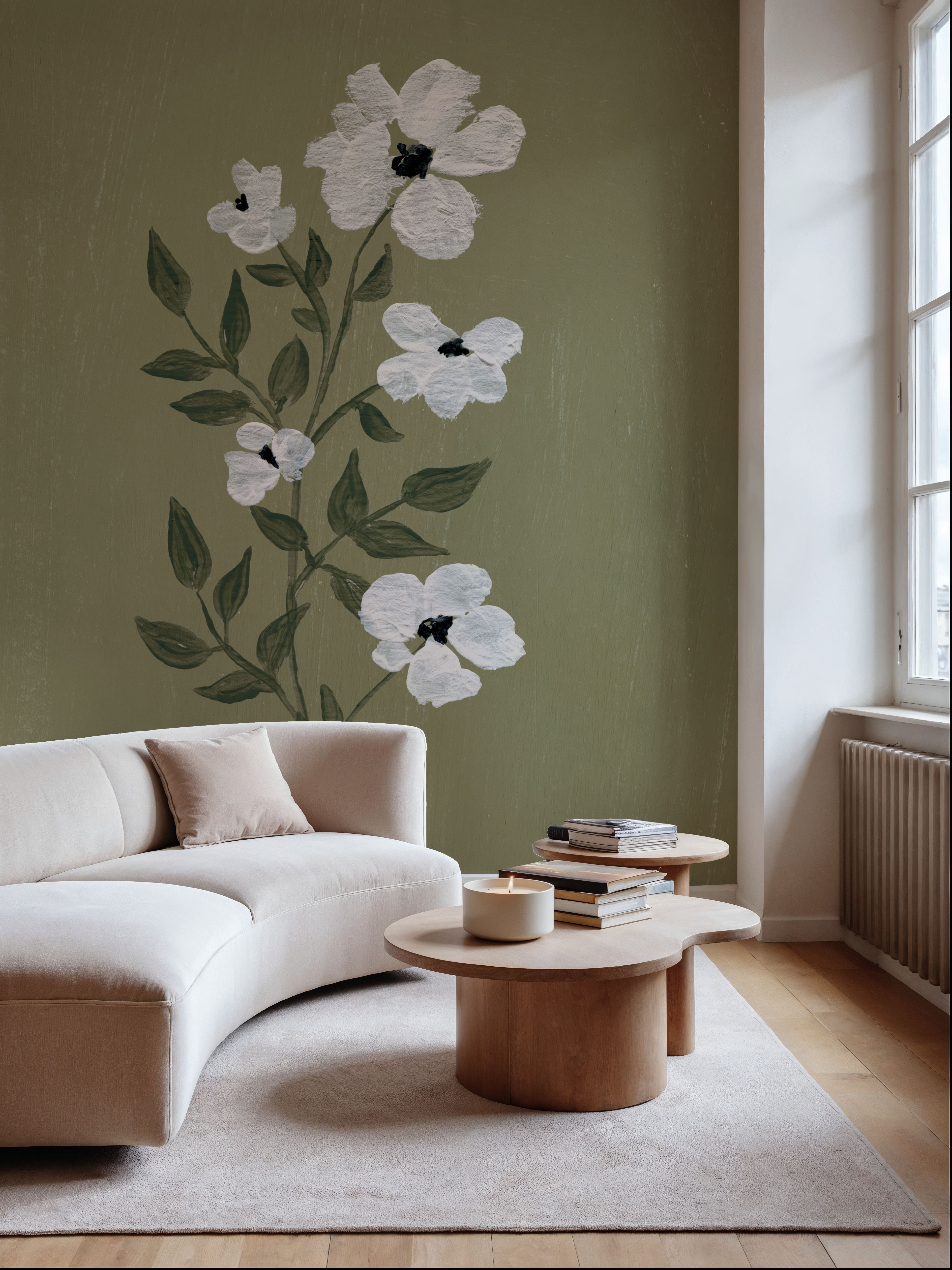 Pretty Little Flower III Avocado