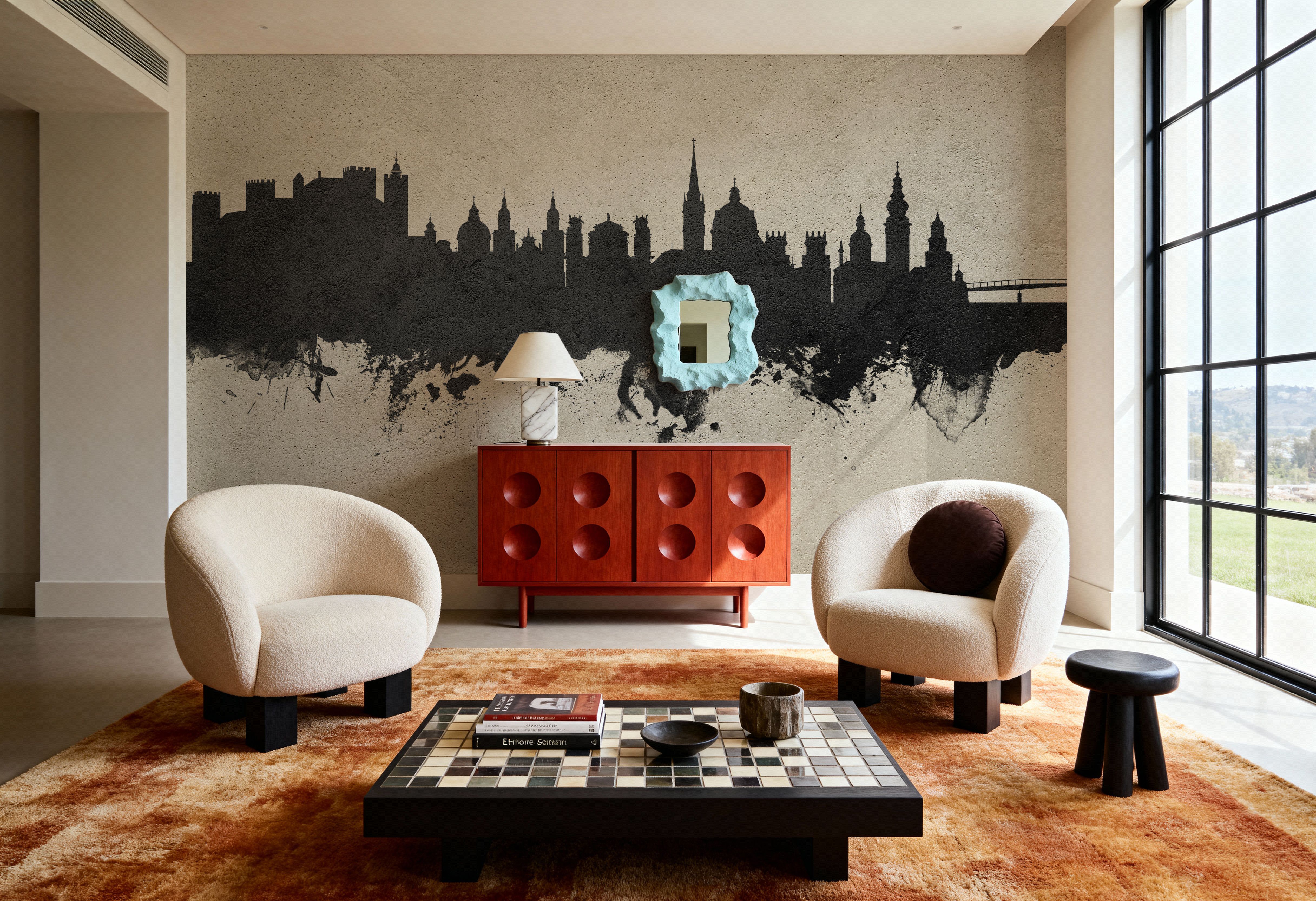 Salzburg Austria Skyline Concrete