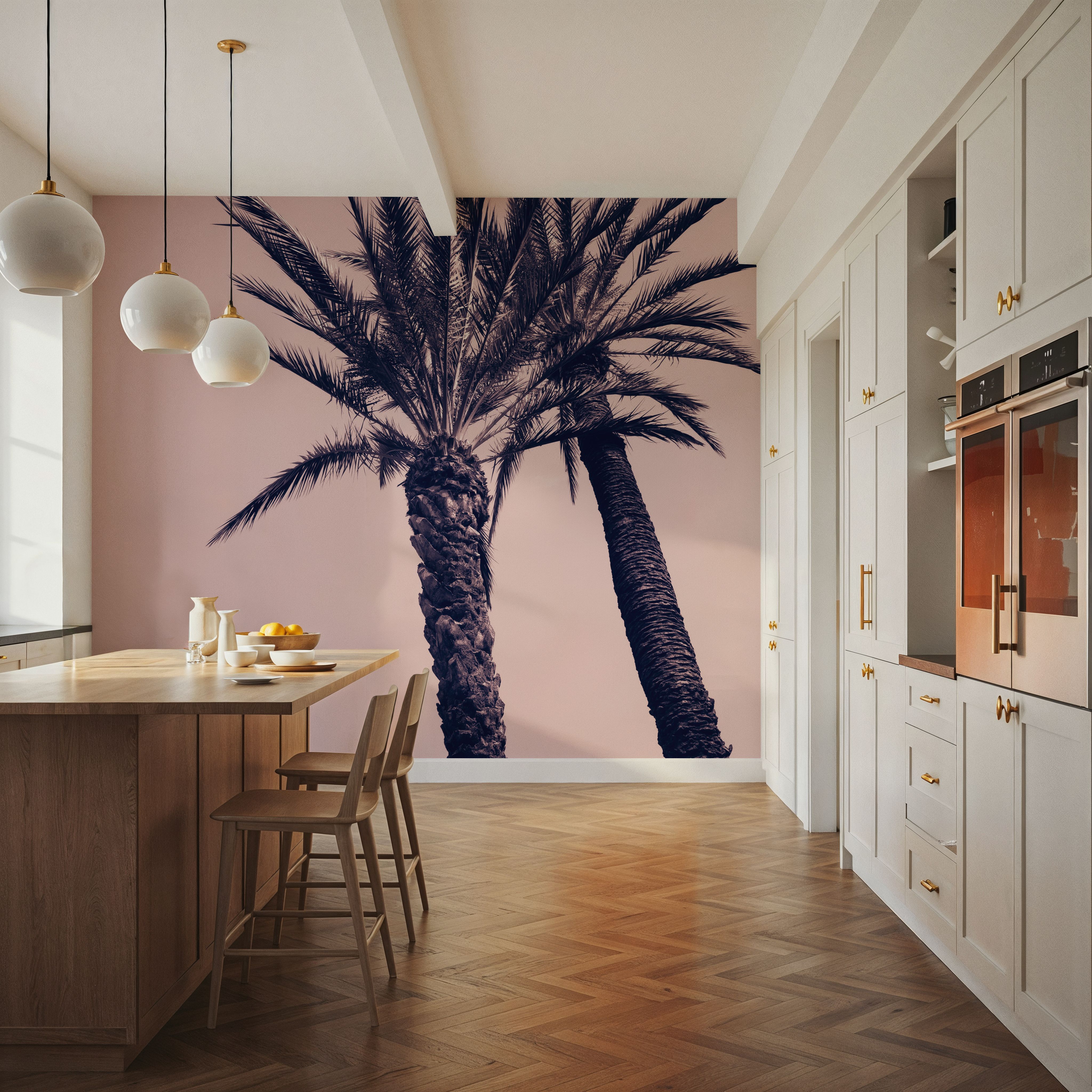 Pink Palms I