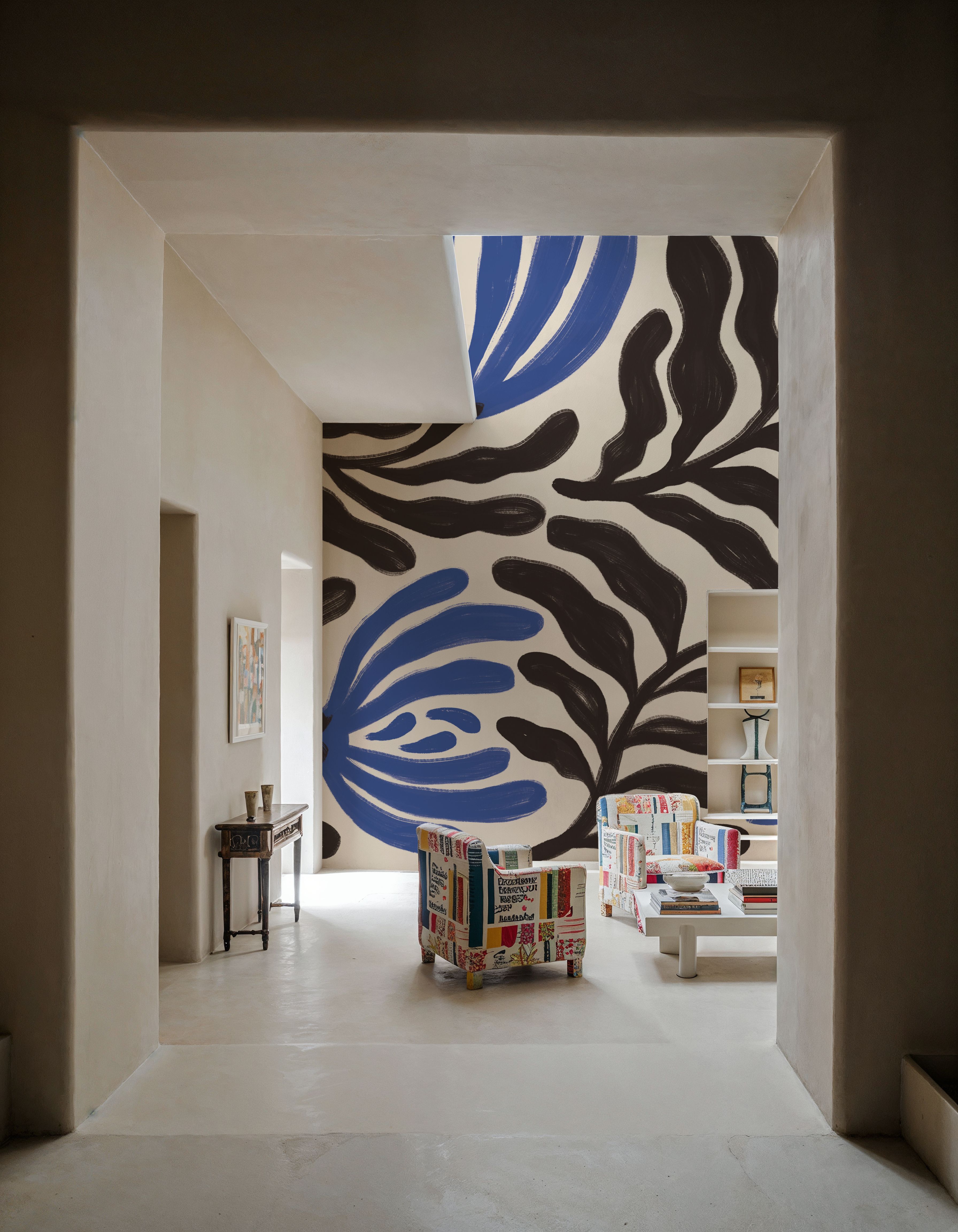 Simple Petals I Blue