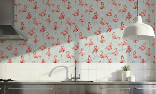 Flamingo Goals Blue