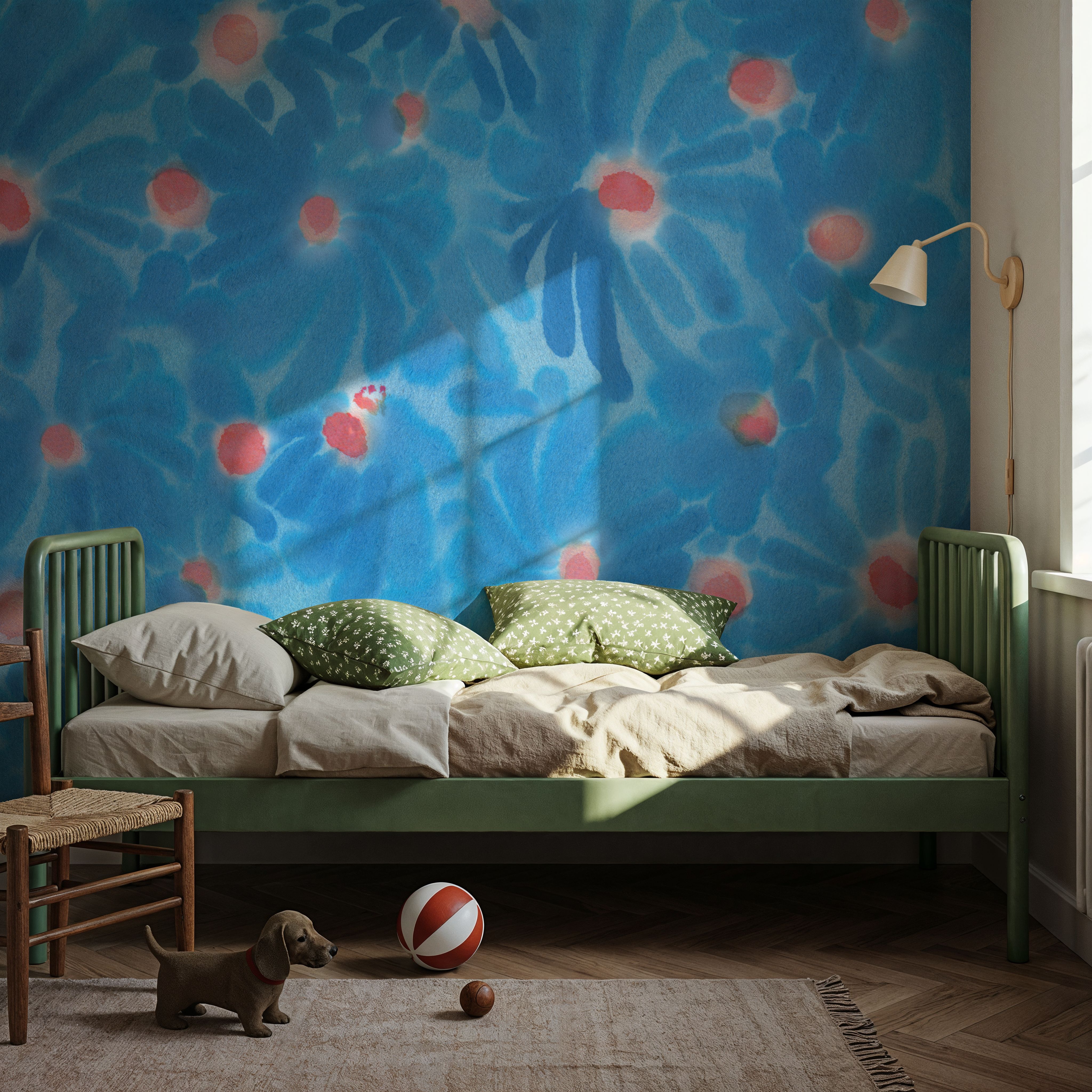 August Blossoms, Blue