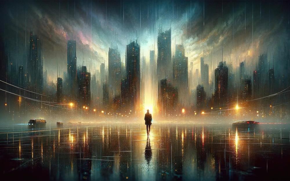 Lost Moments in Twilight Rain