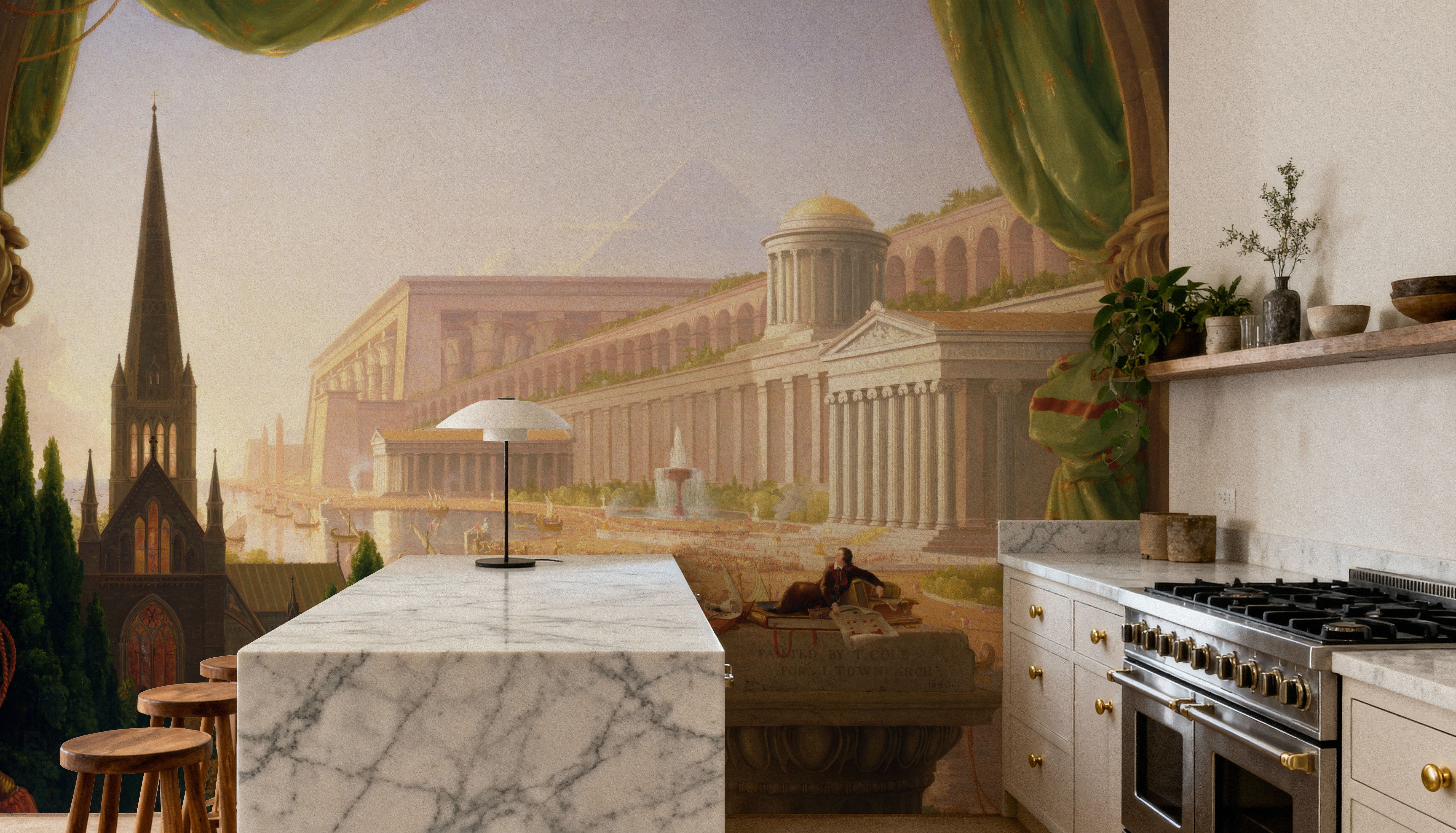 Architect's Dream, Papel de parede