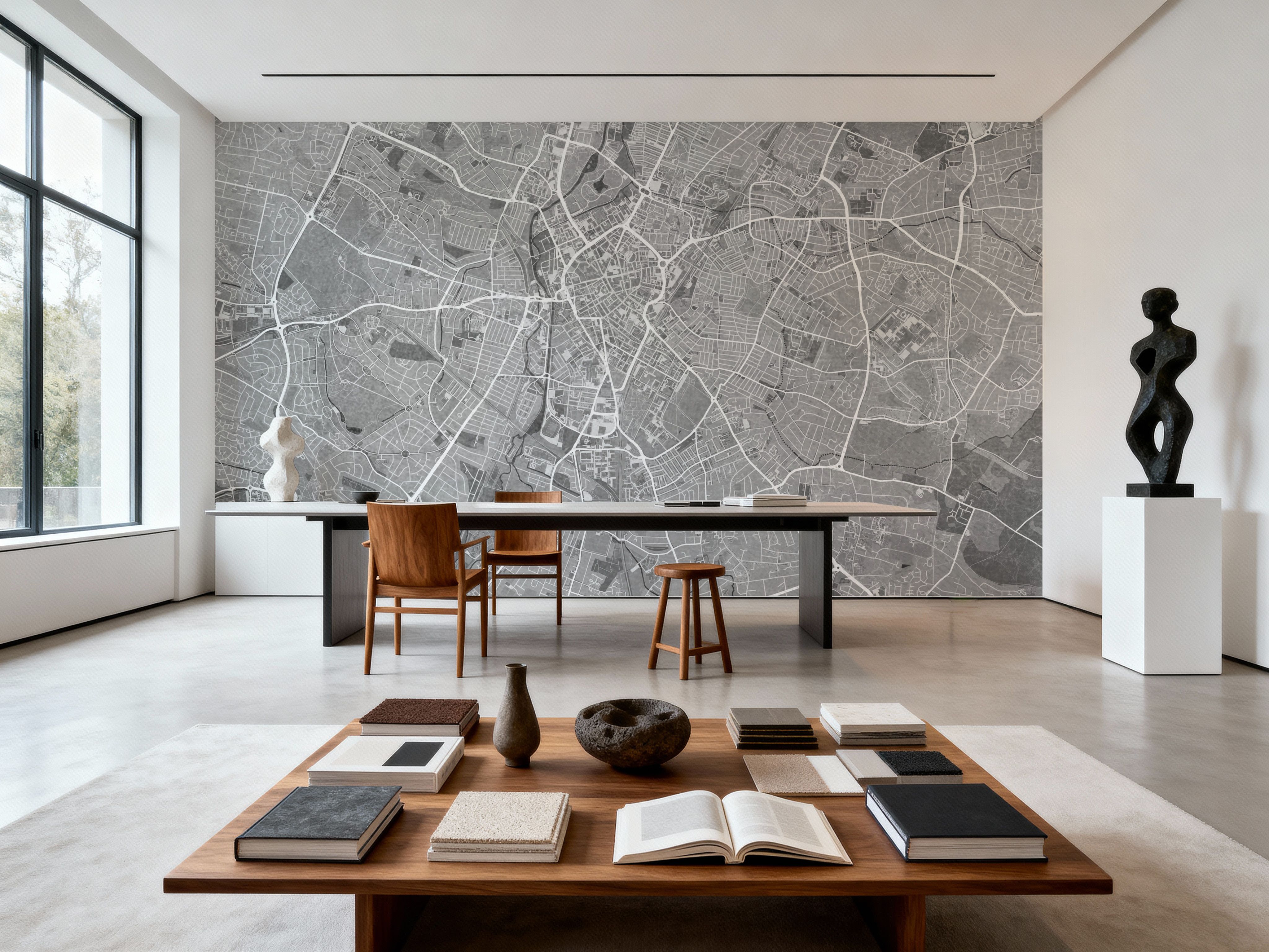 Leicester Grey, Papel de parede