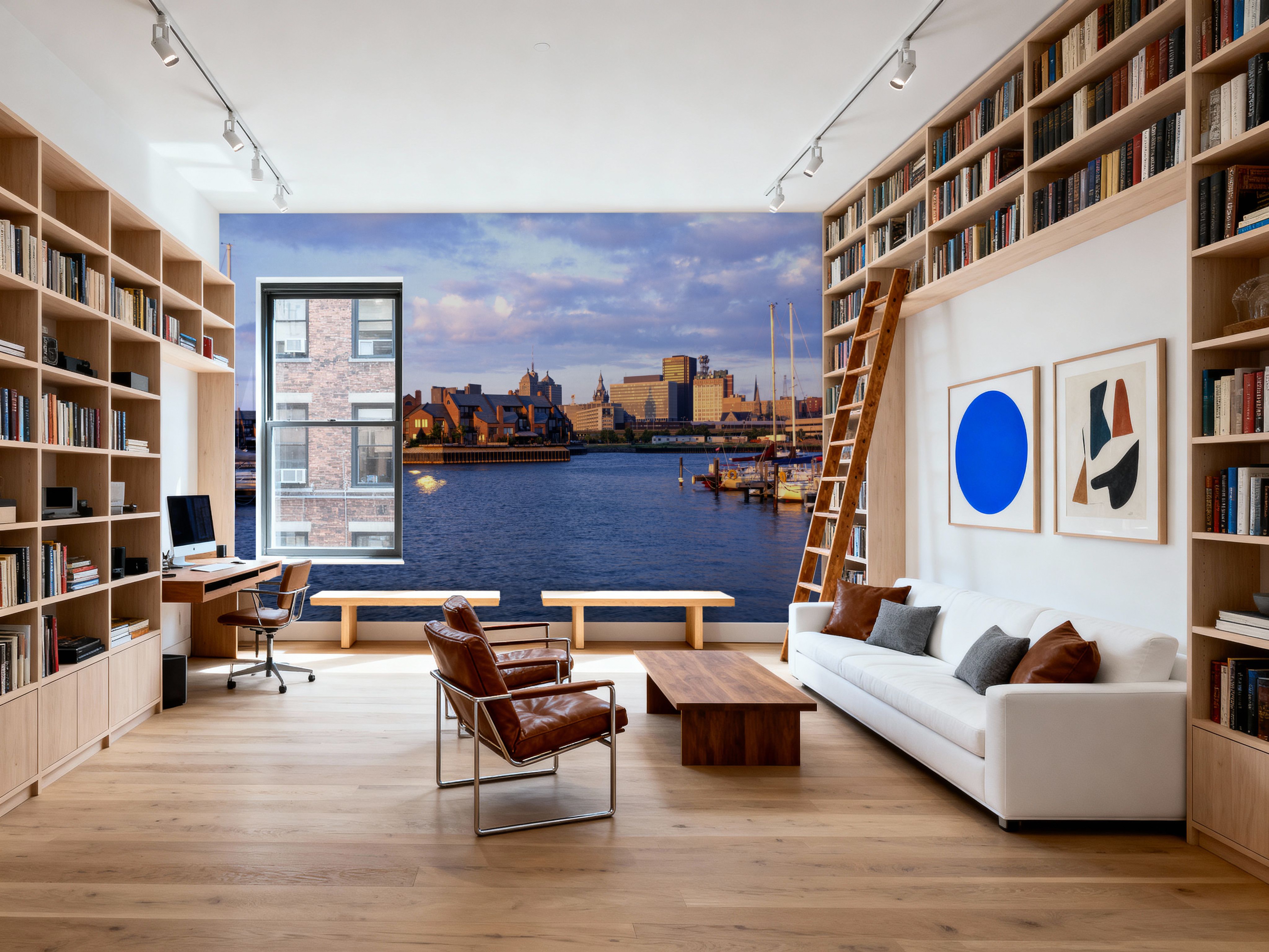 Boston Harbor Twilight Panorama