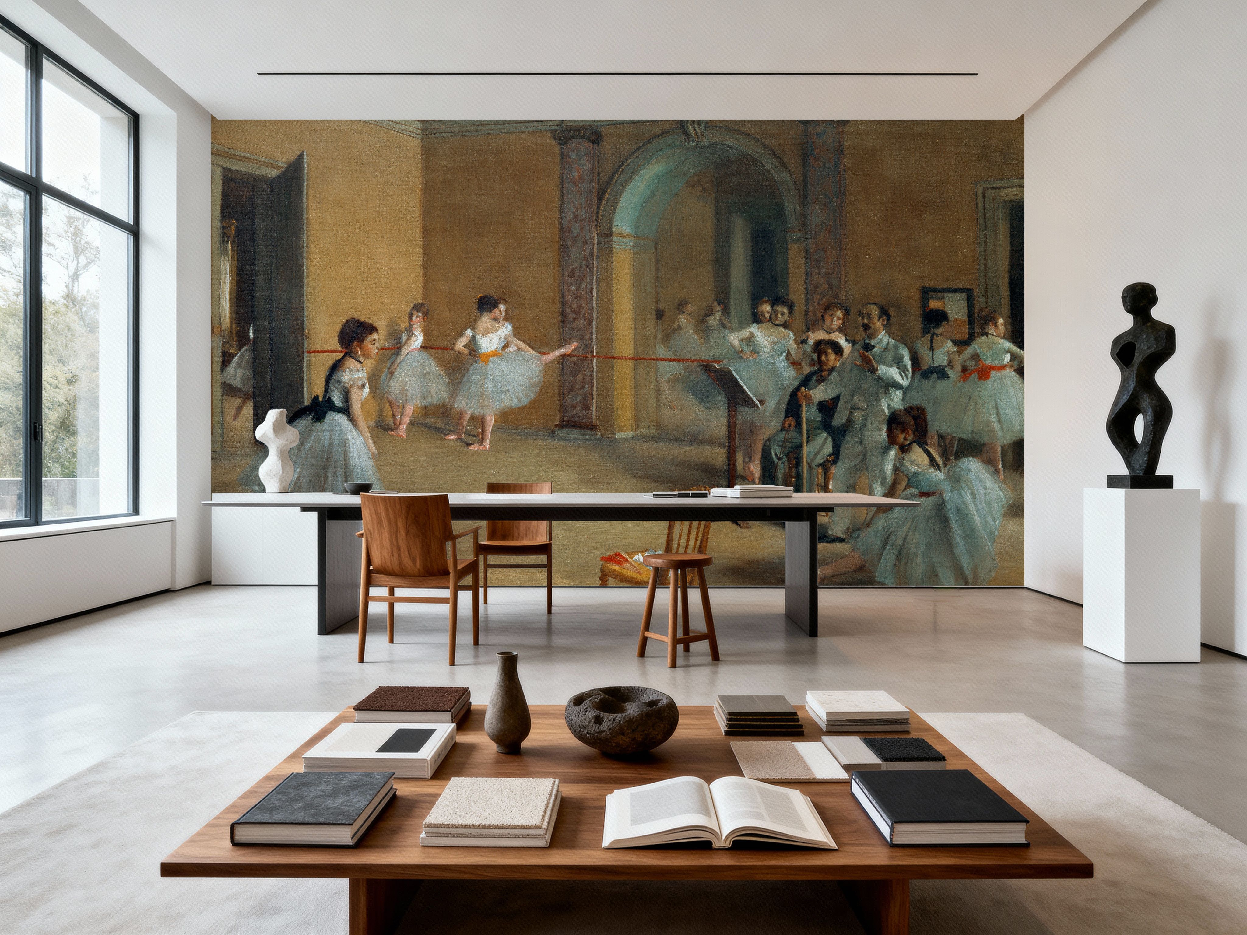 The Dance Foyer at the Opera on the rue Le Peletier
