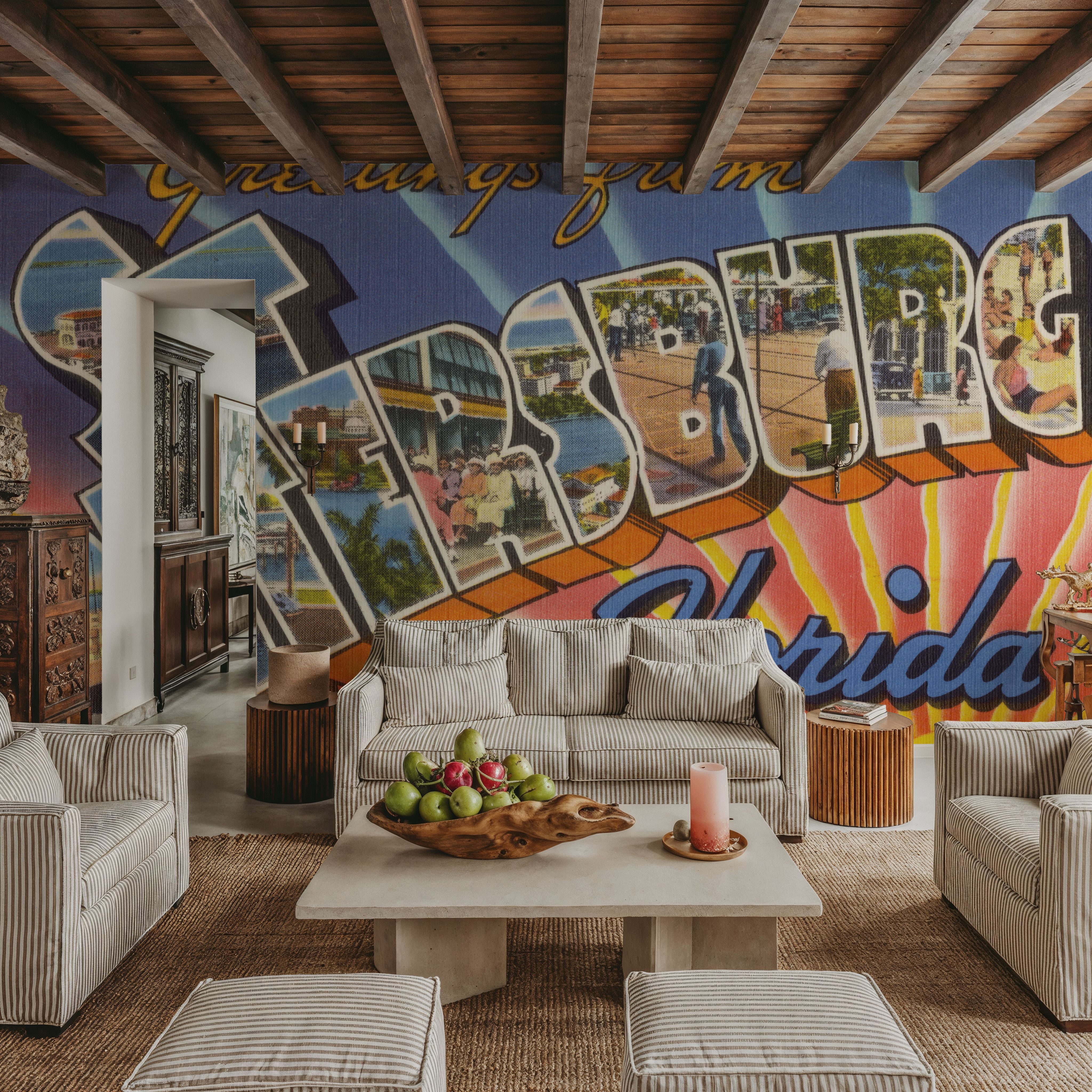 Greetings from St Petersburg - Screenprint Postcard