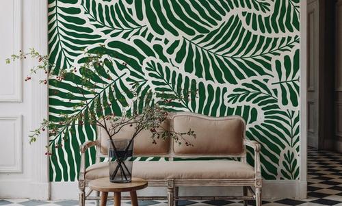 Fern Cut-Outs Pattern, Malachite Green