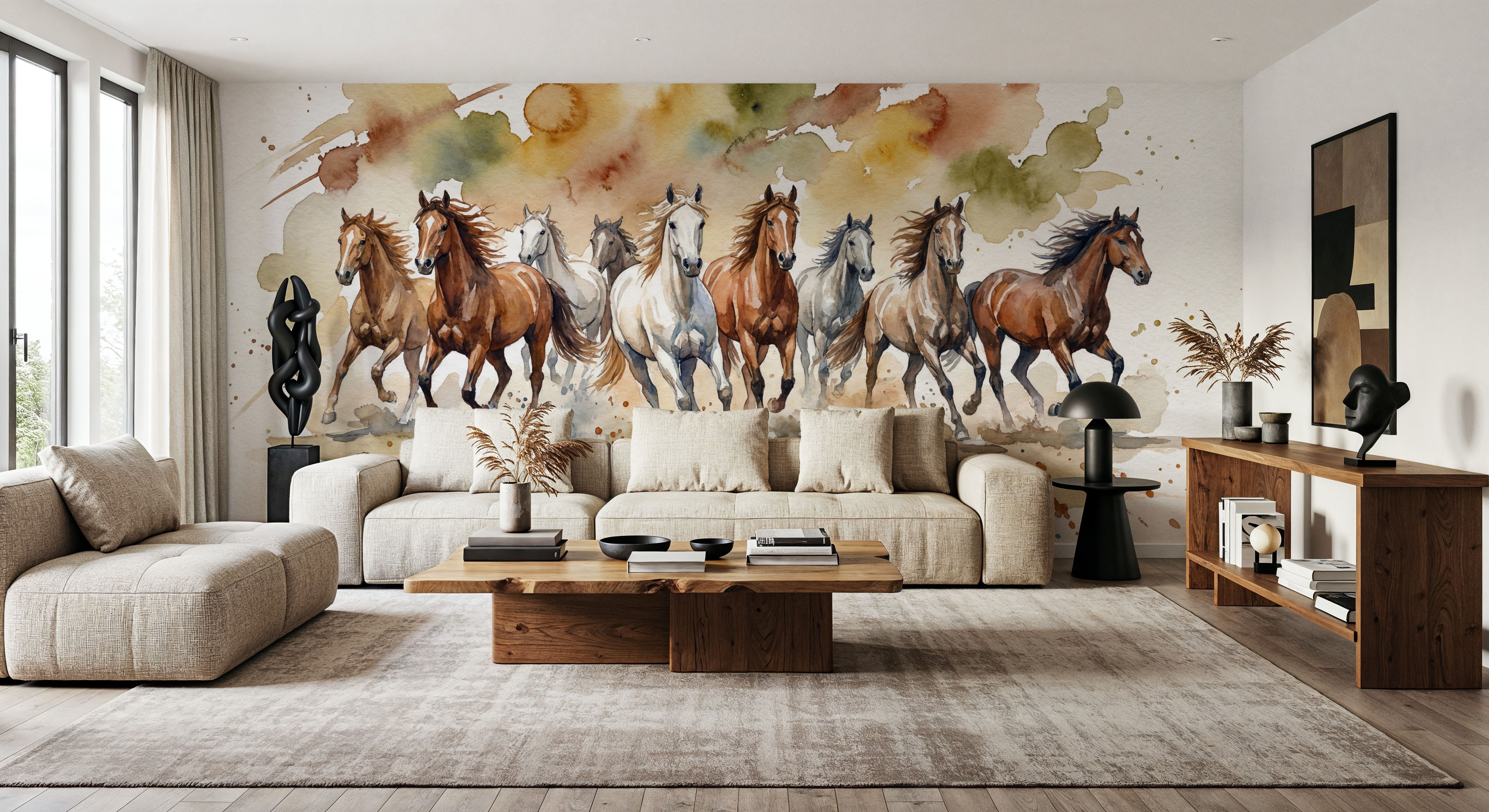 Wild Horses - Watercolor Spirit Animals Series