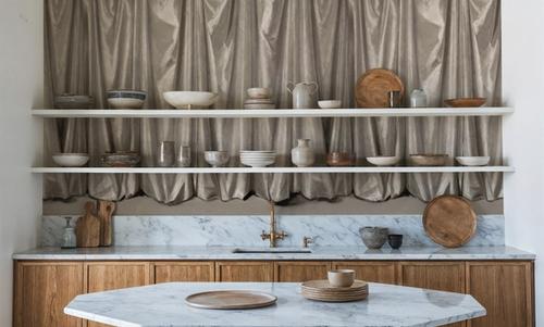 Medici Drapes, Beige