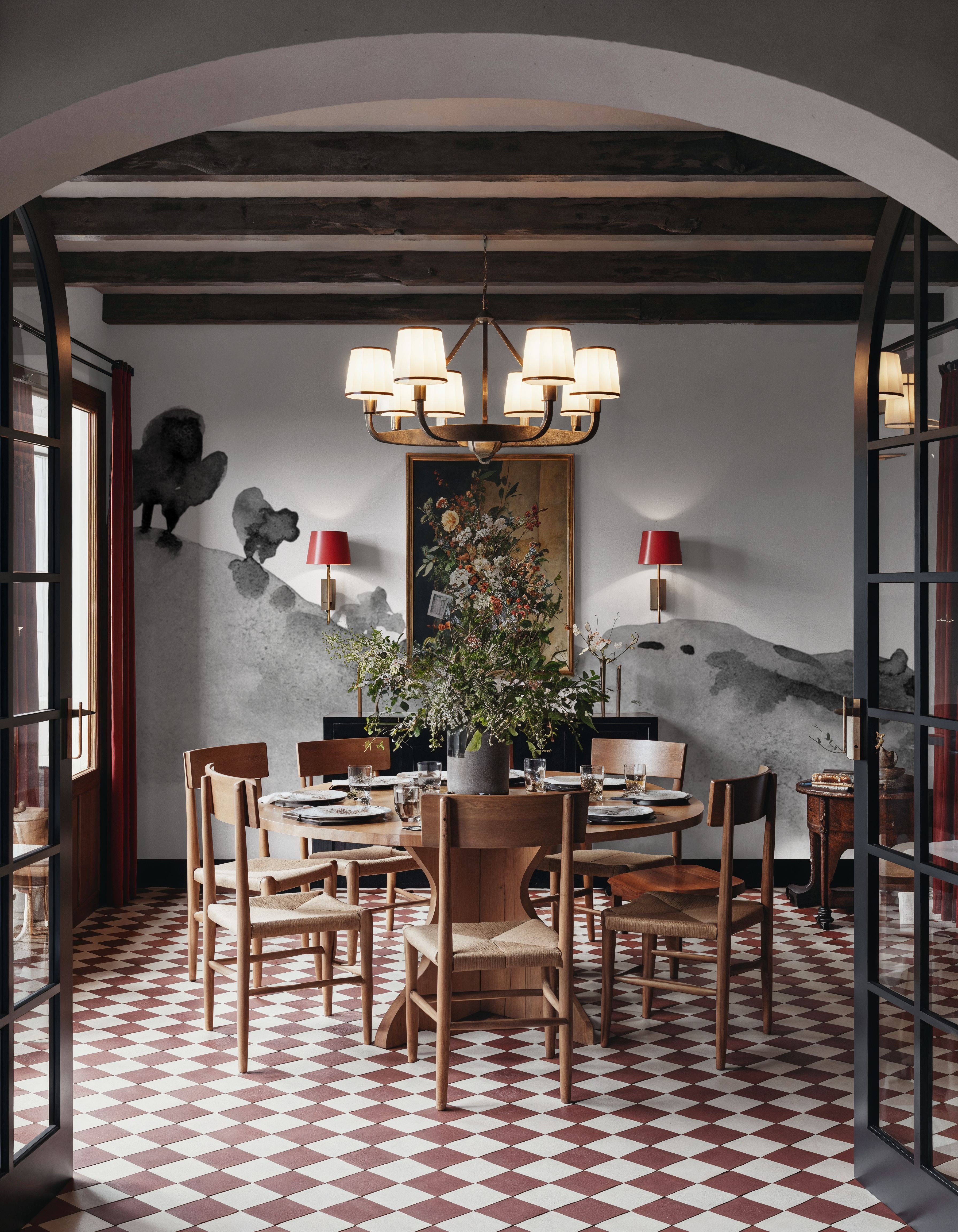 Tranquil Hillside, Grey