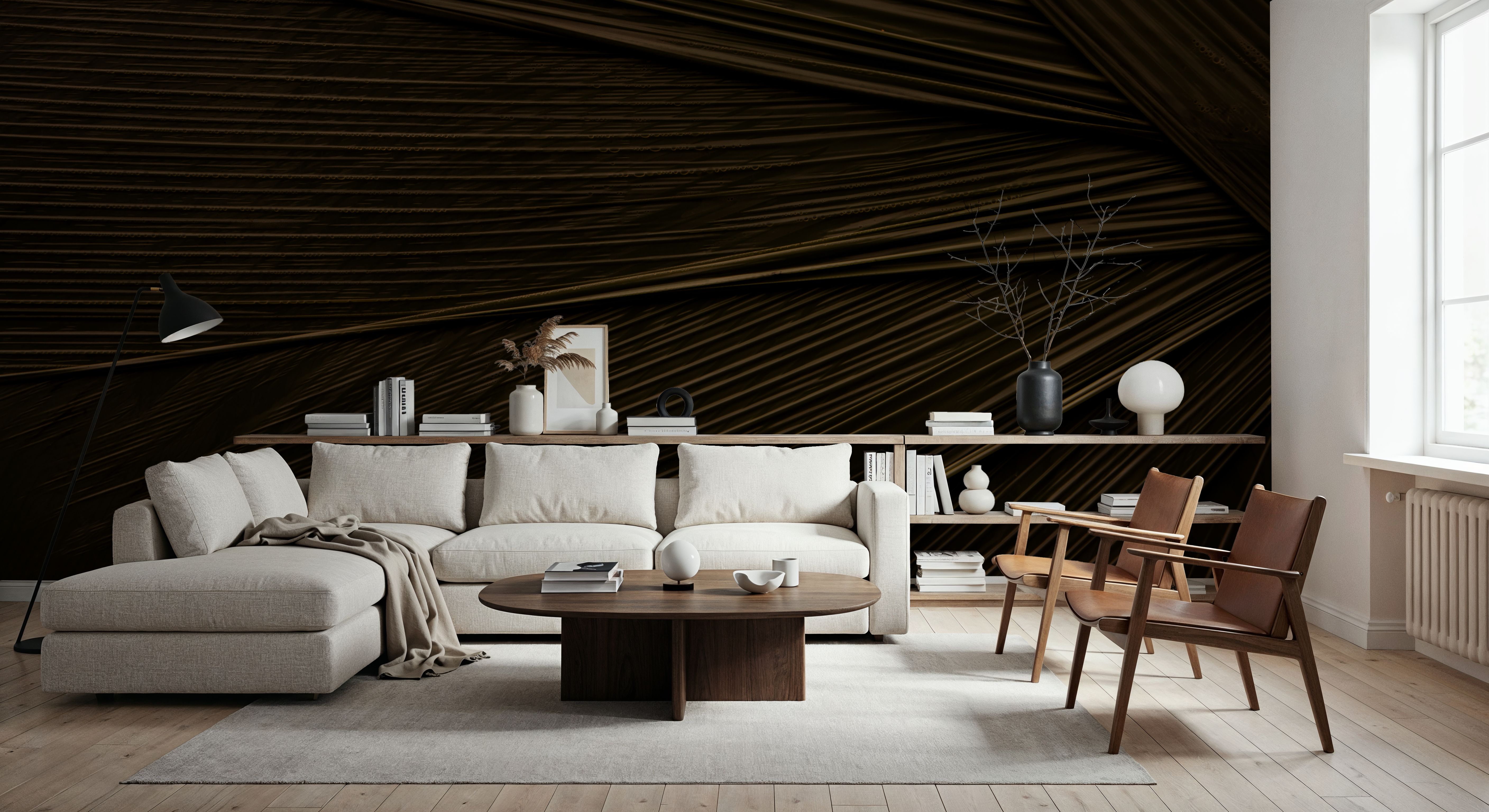 Brown Future, Tapeten