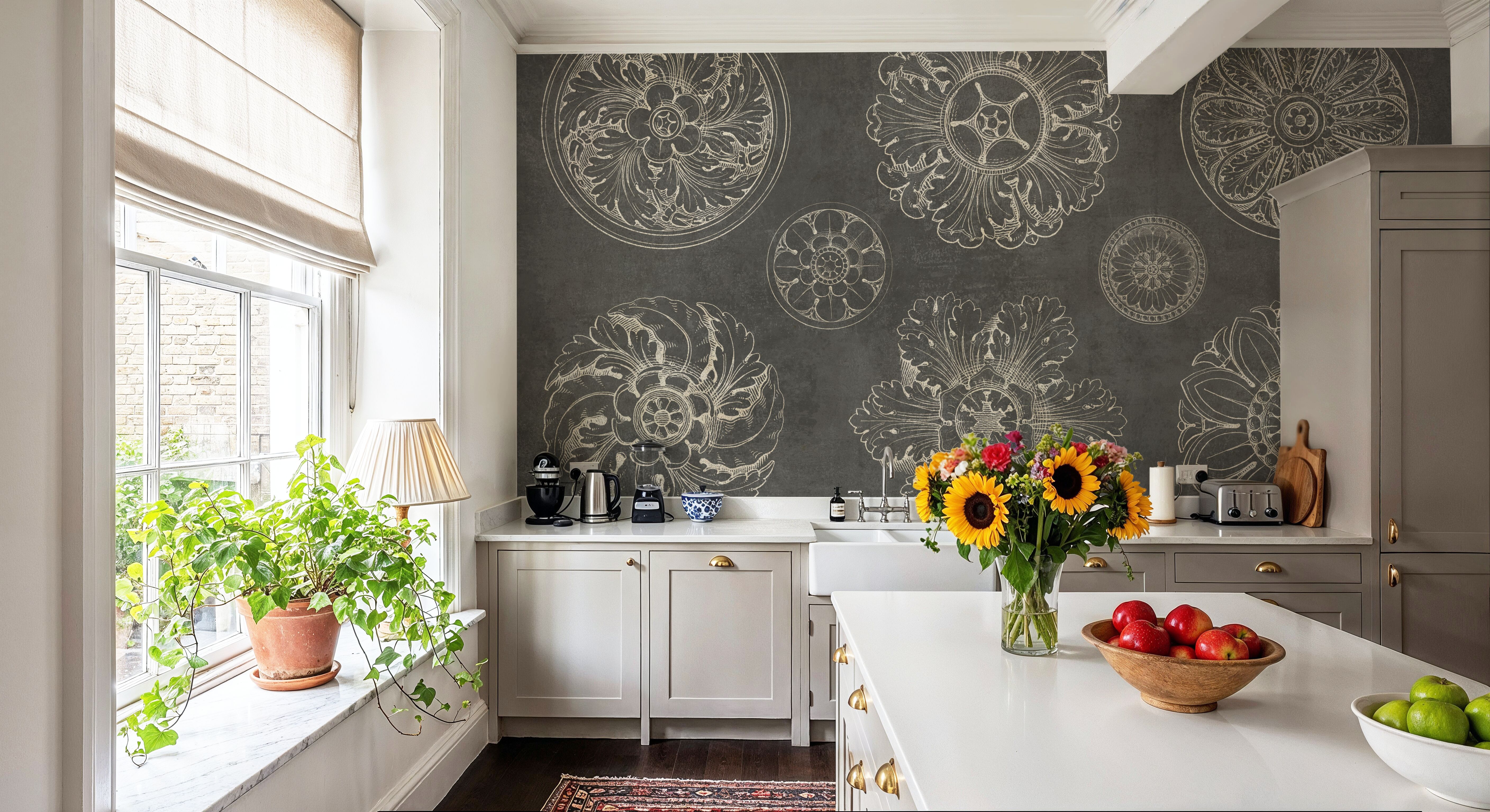 Rosette IX Gray