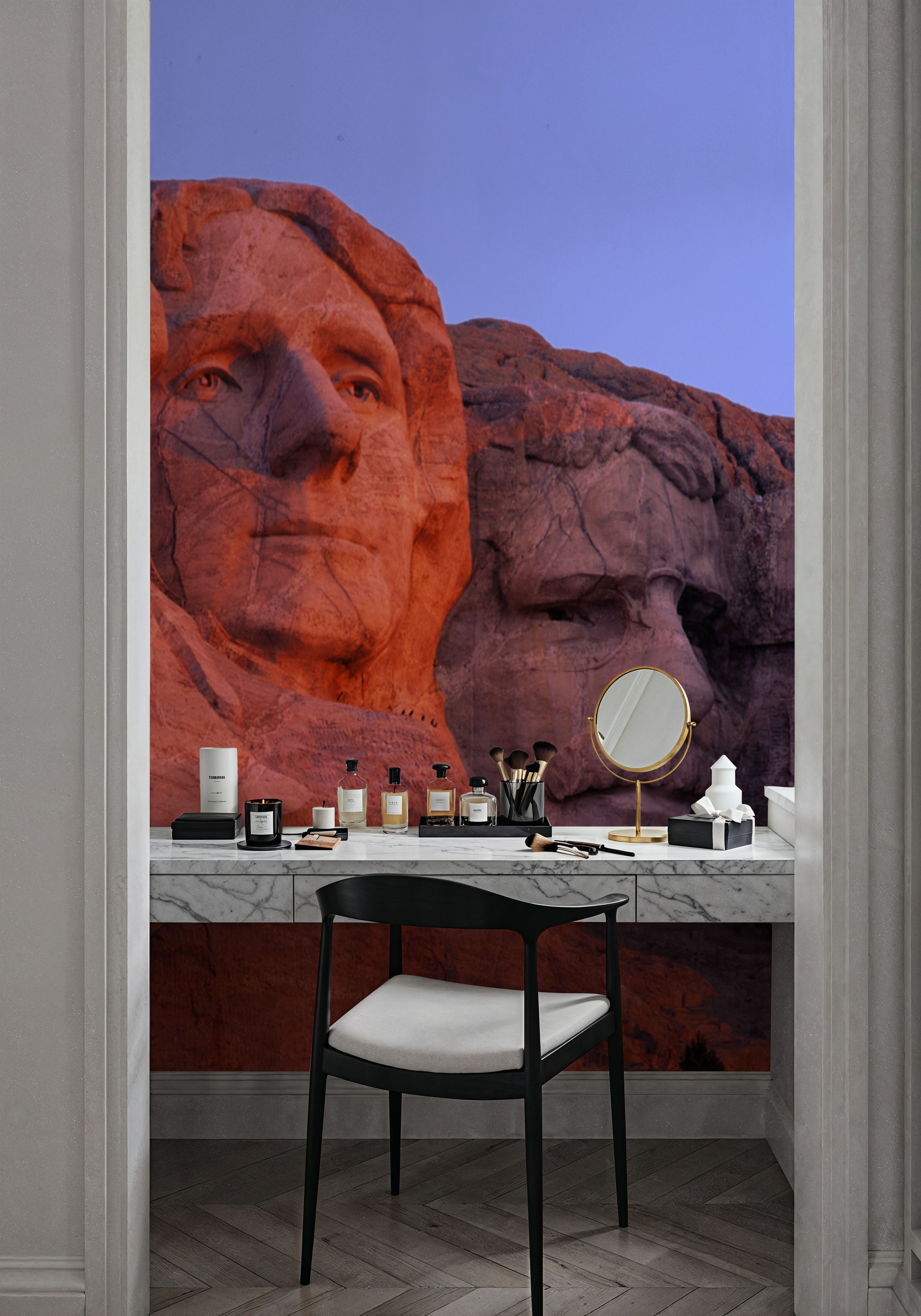 Mount Rushmore at Sunset