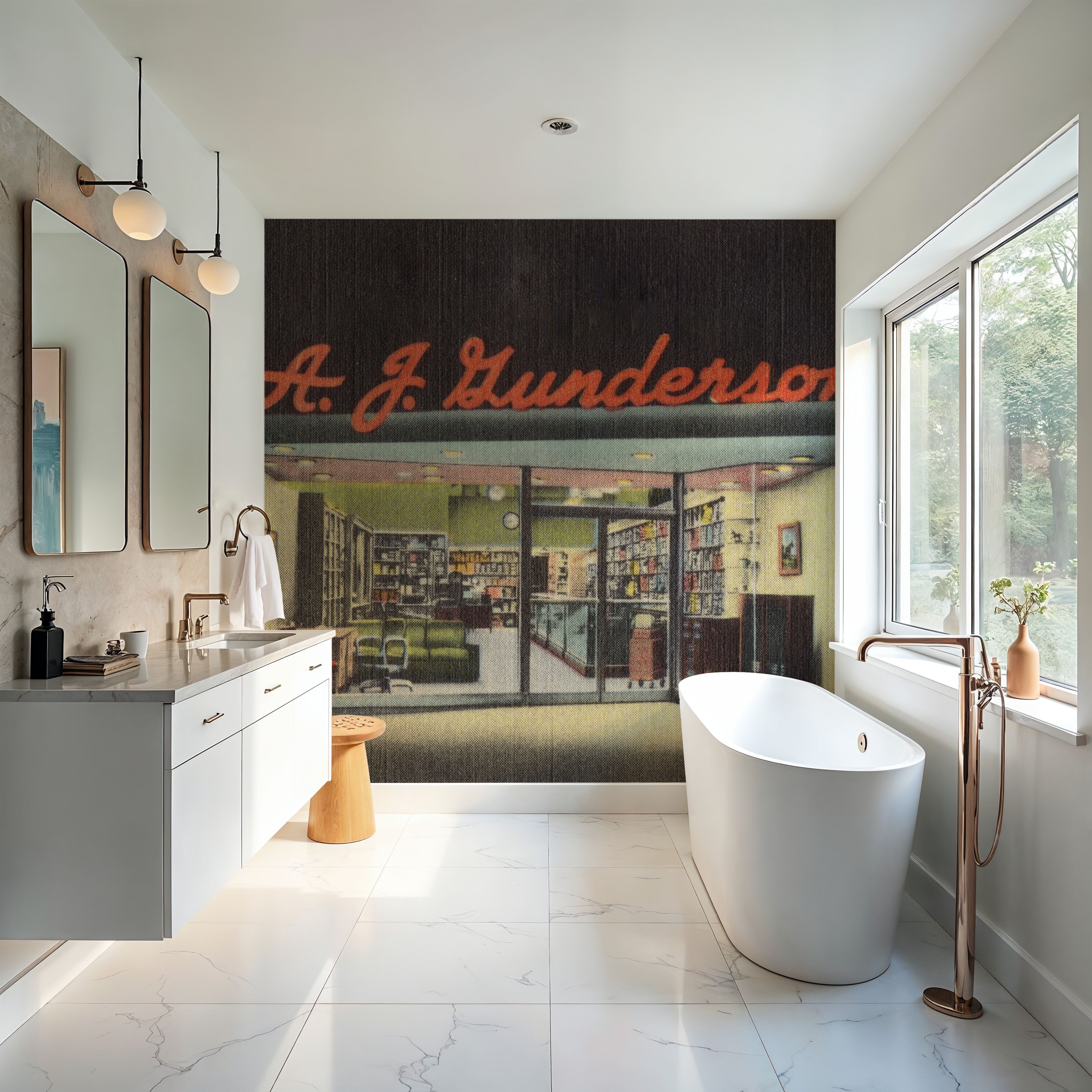 Greetings from my Shop - Screenprint Postcard