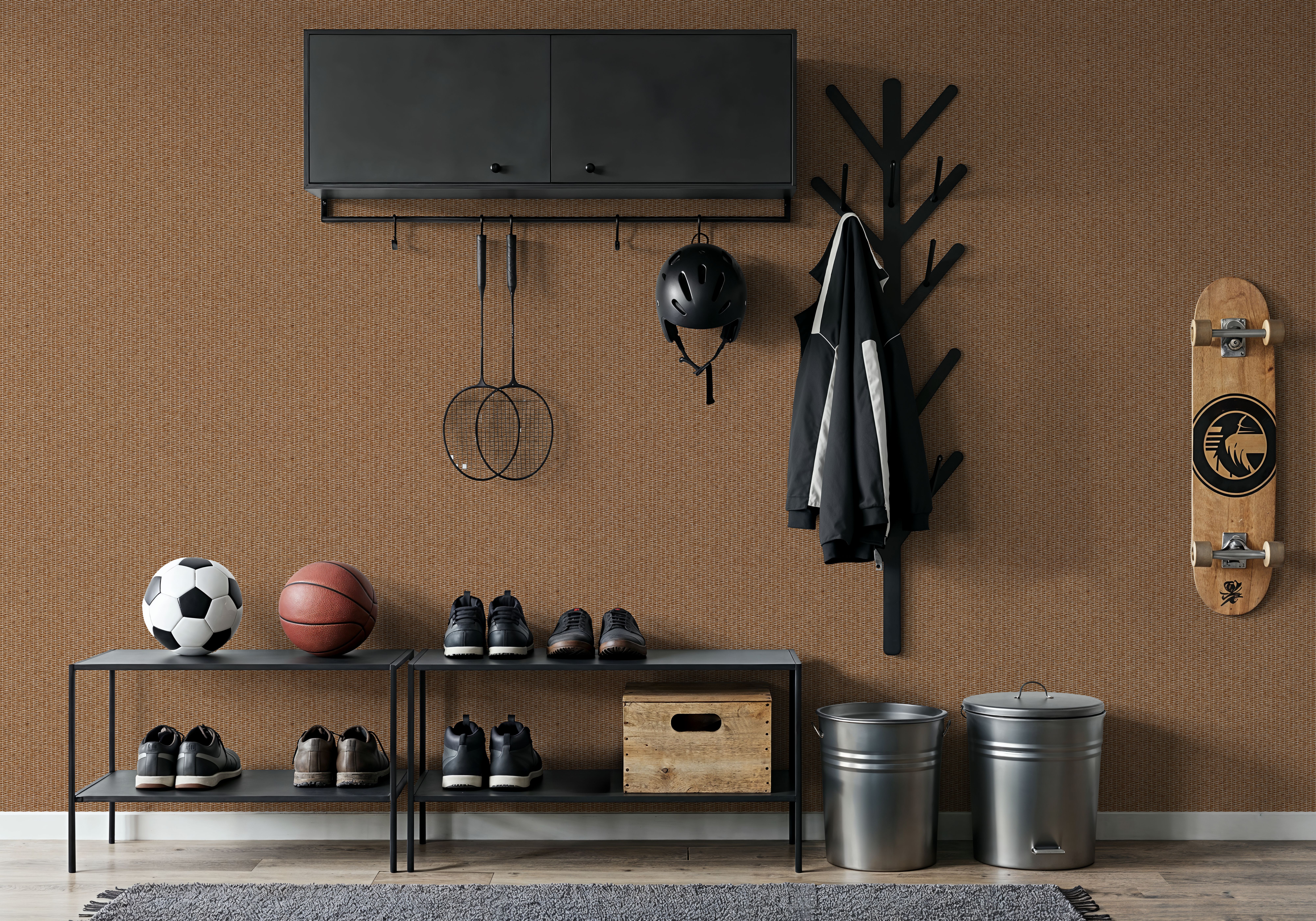 Illustrated Wicker Basket Weave