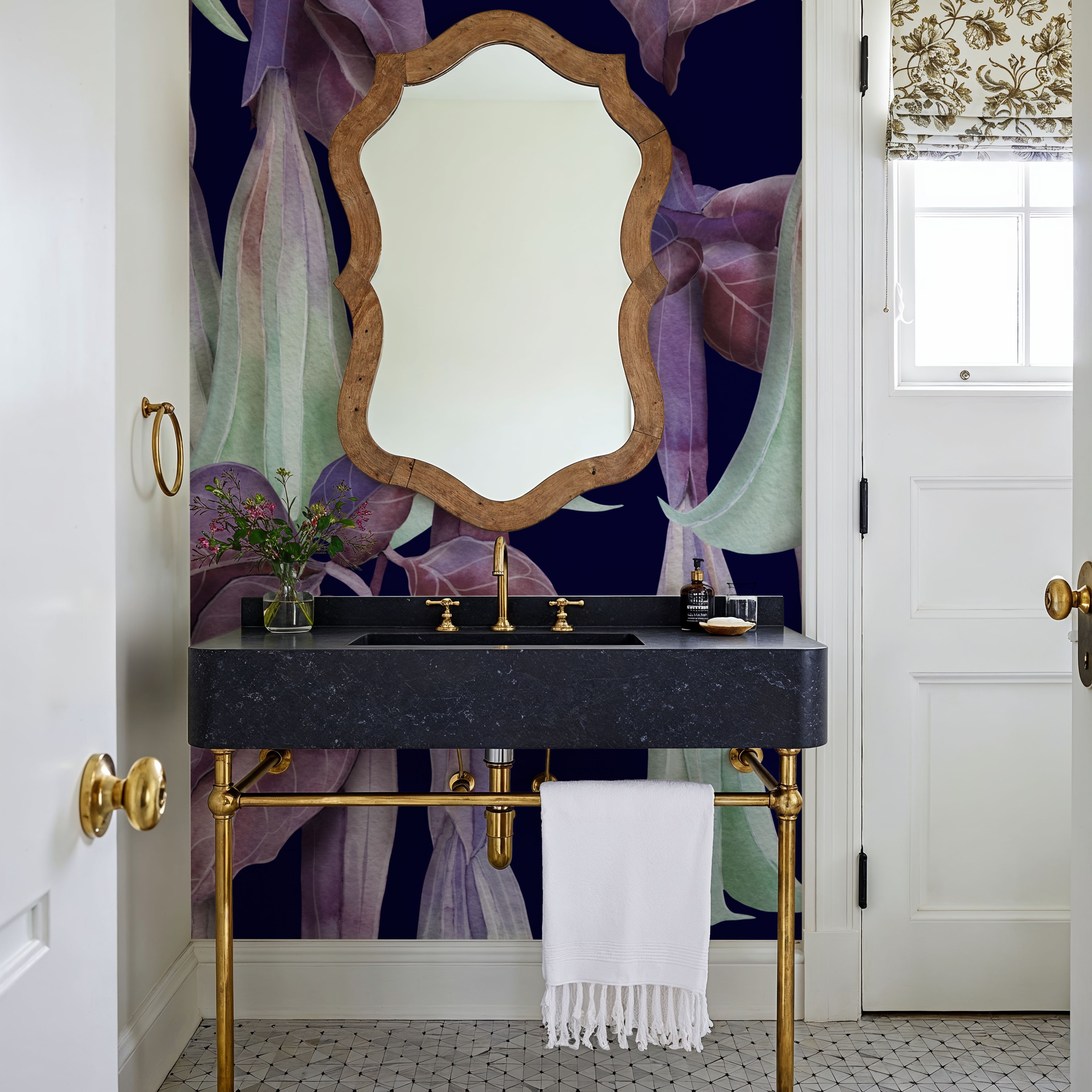 Purple Trumpet Bloom