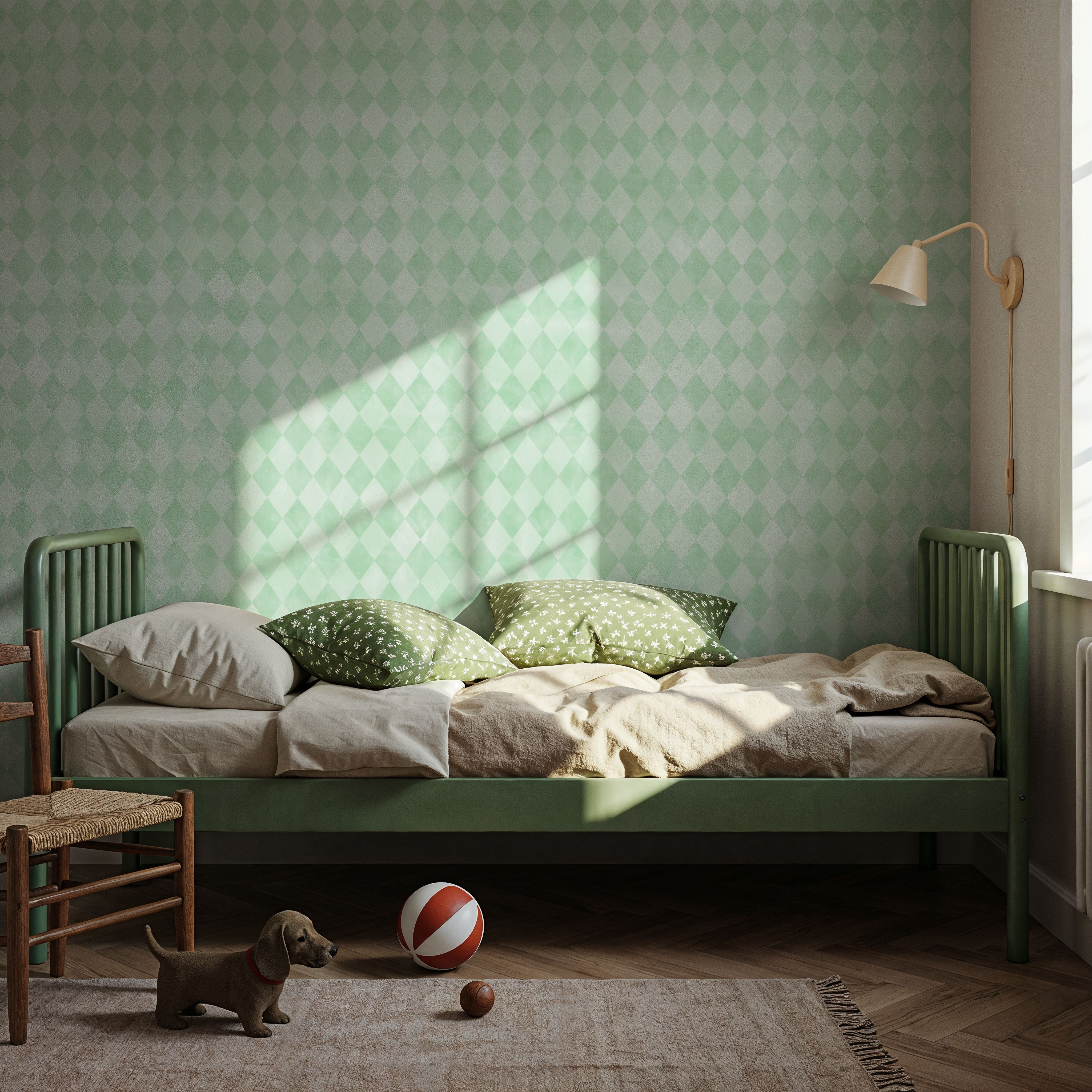 Arlecchino Diamonds, Soft Green