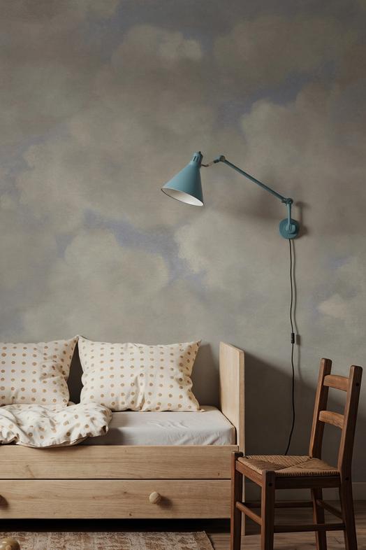 Painted Dreamy Clouds, Vintage